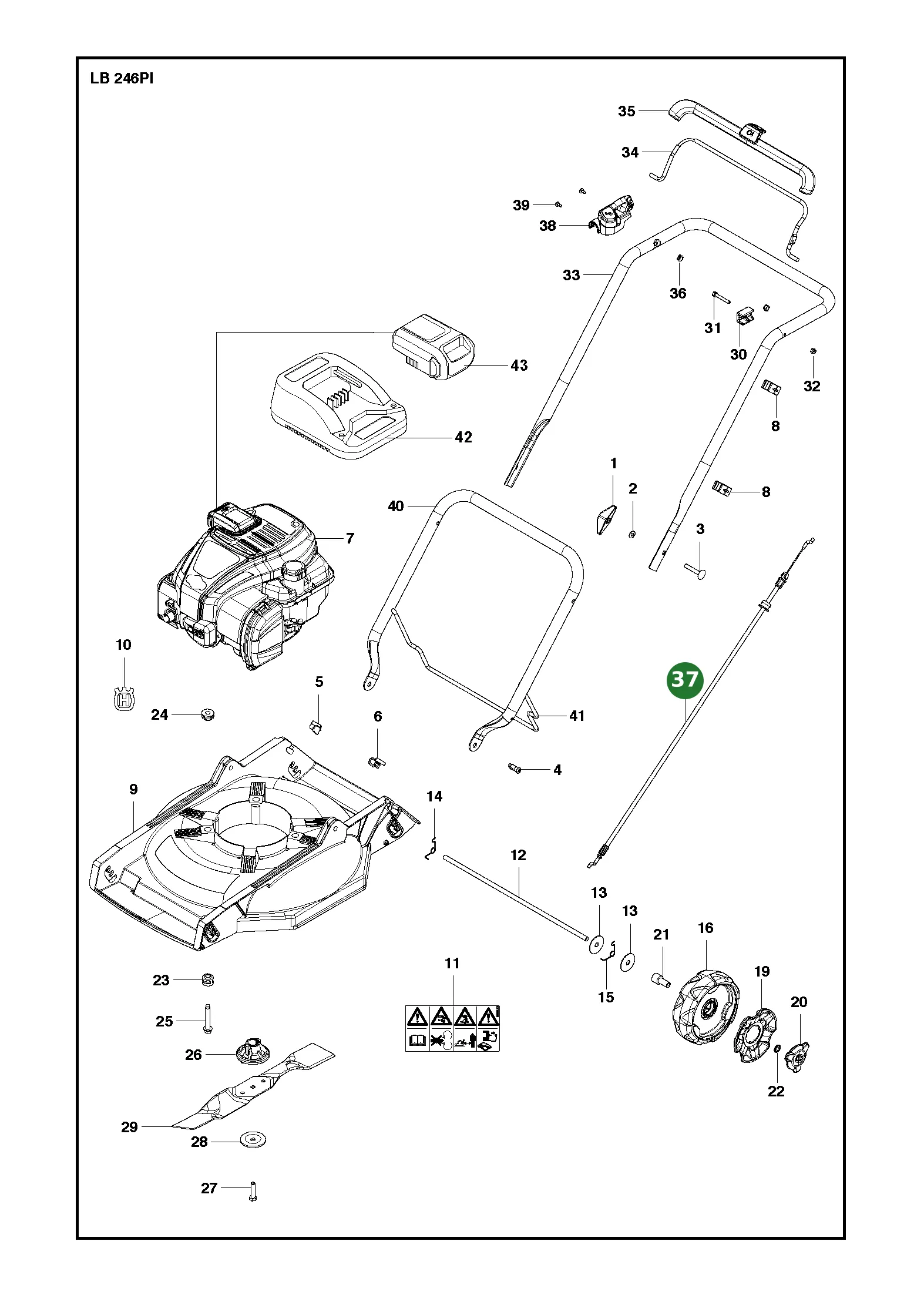 Position im Ersatzteilkatalog