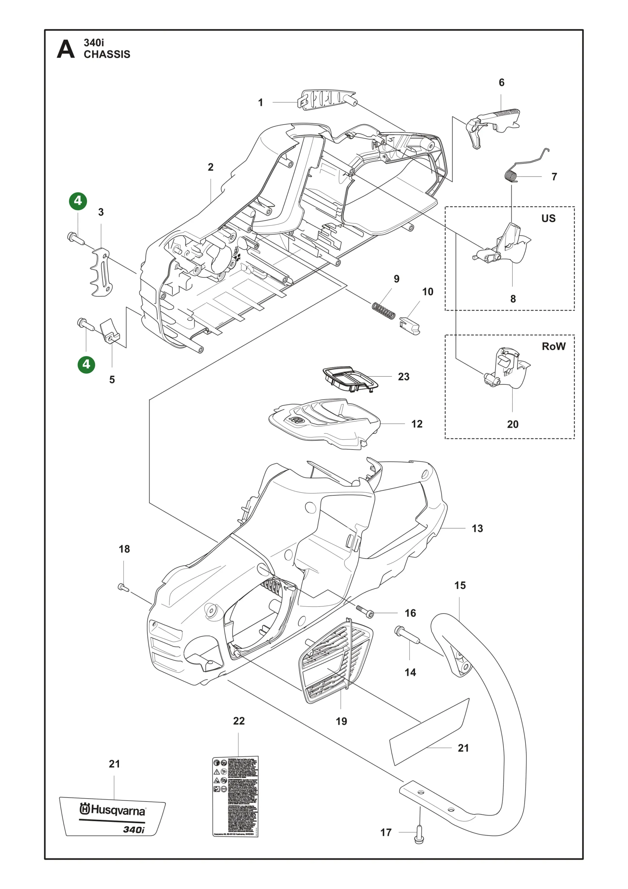 Position im Ersatzteilkatalog