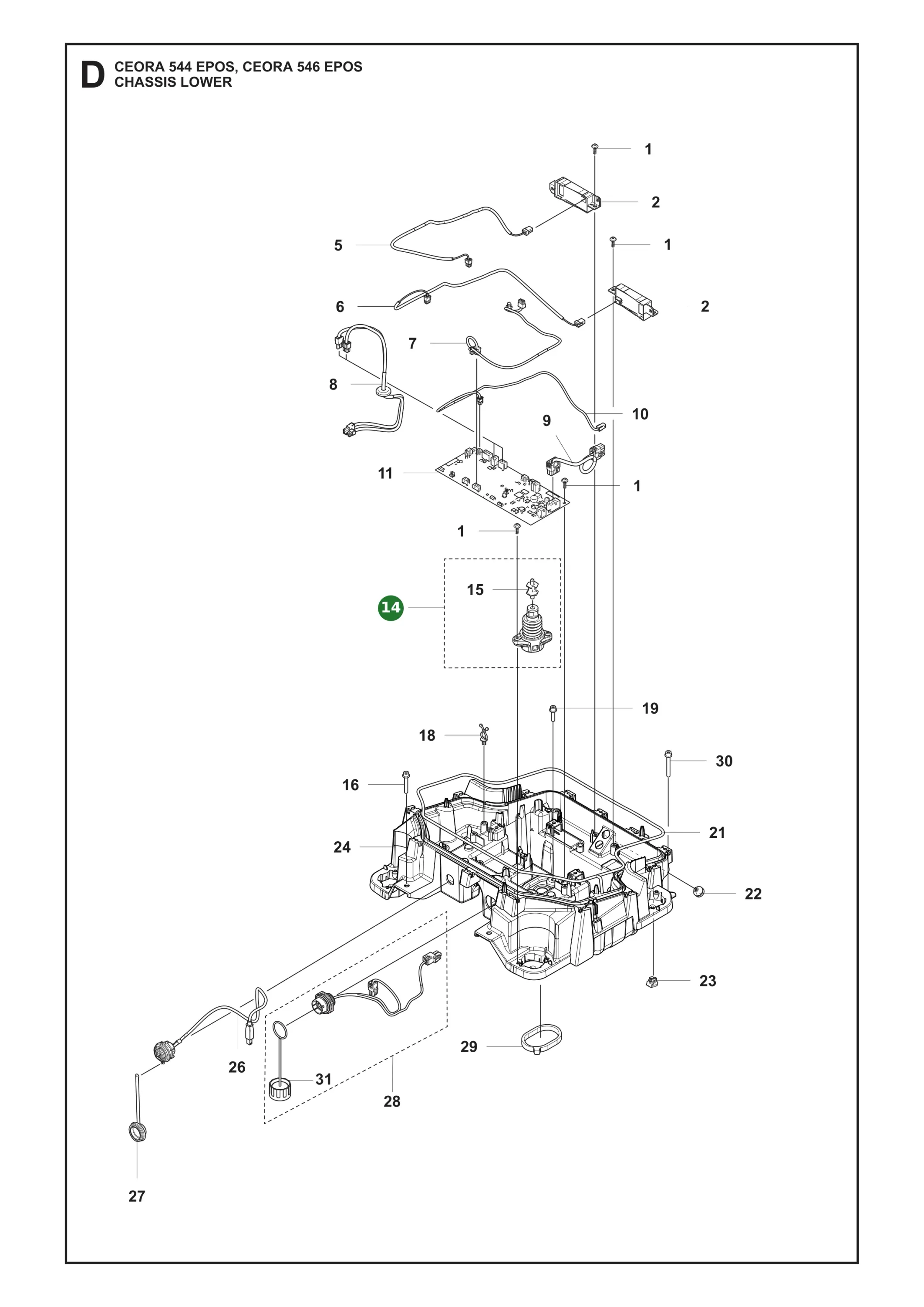 Position im Ersatzteilkatalog