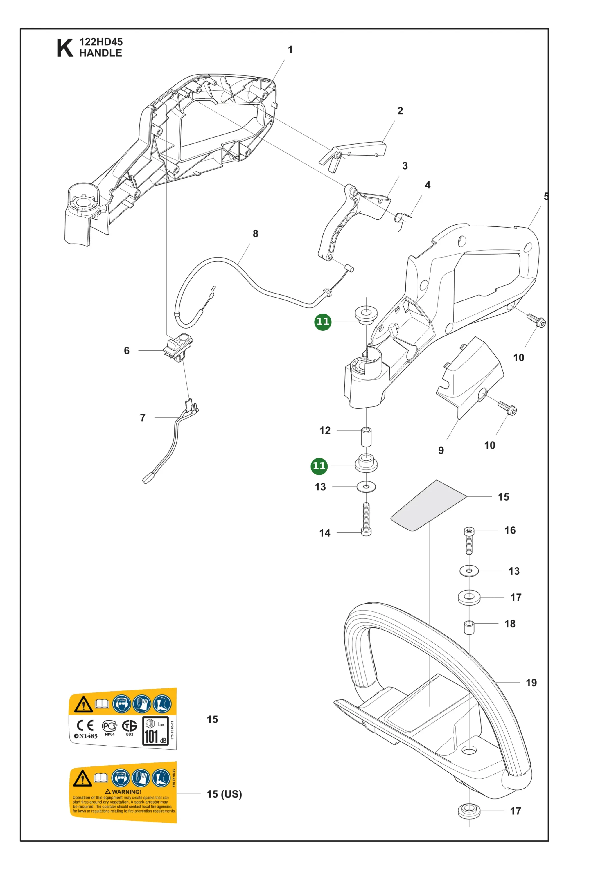 Position im Ersatzteilkatalog