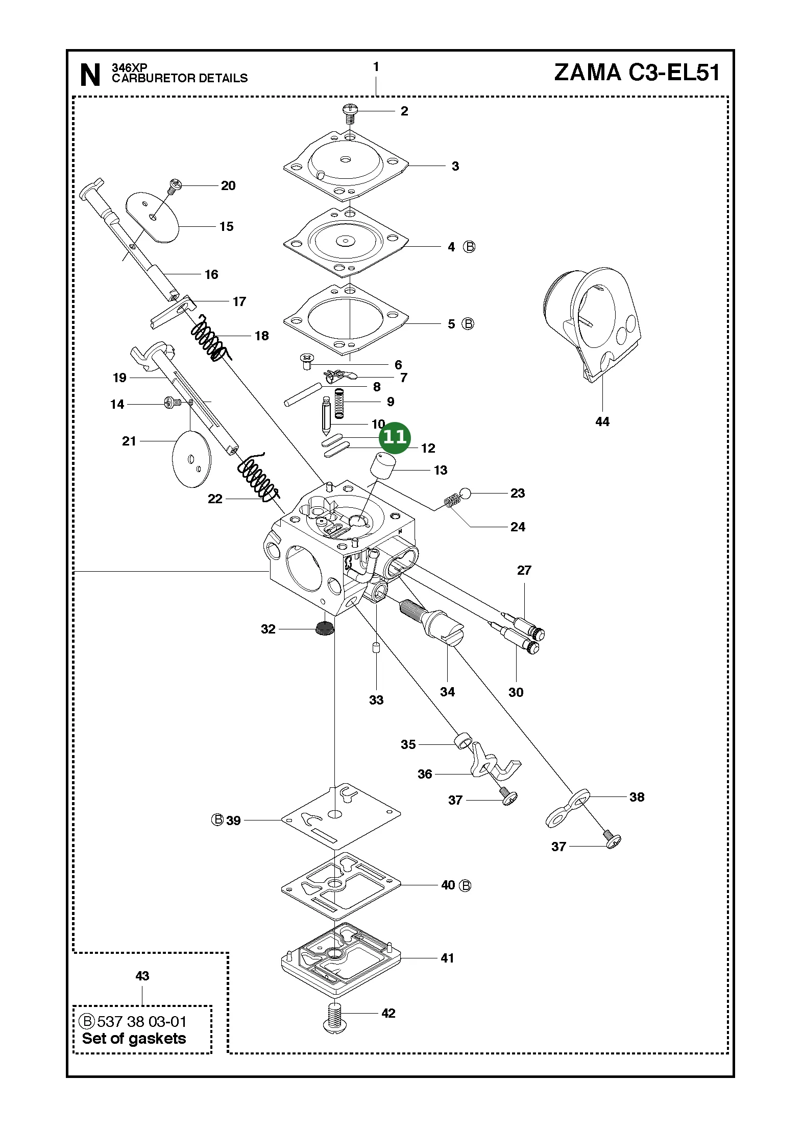 Position im Ersatzteilkatalog