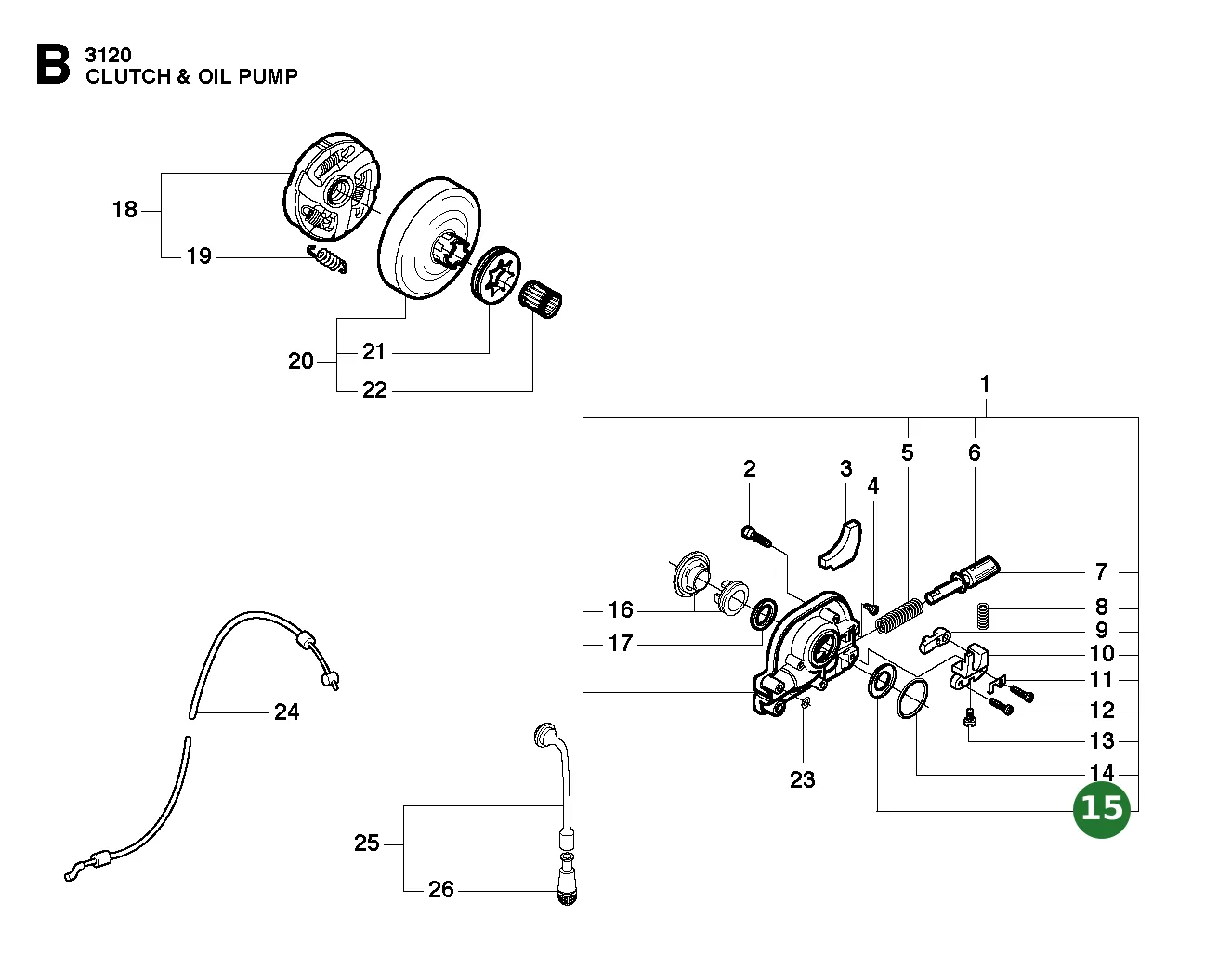 Dichtungsring f&uuml;r Husqvarna Motors&auml;gen 281,...