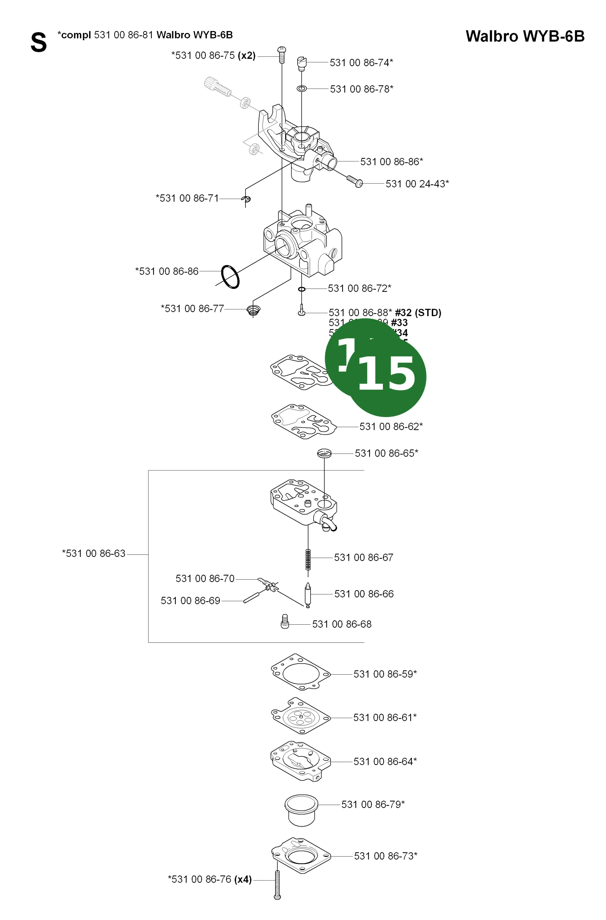 Position im Ersatzteilkatalog