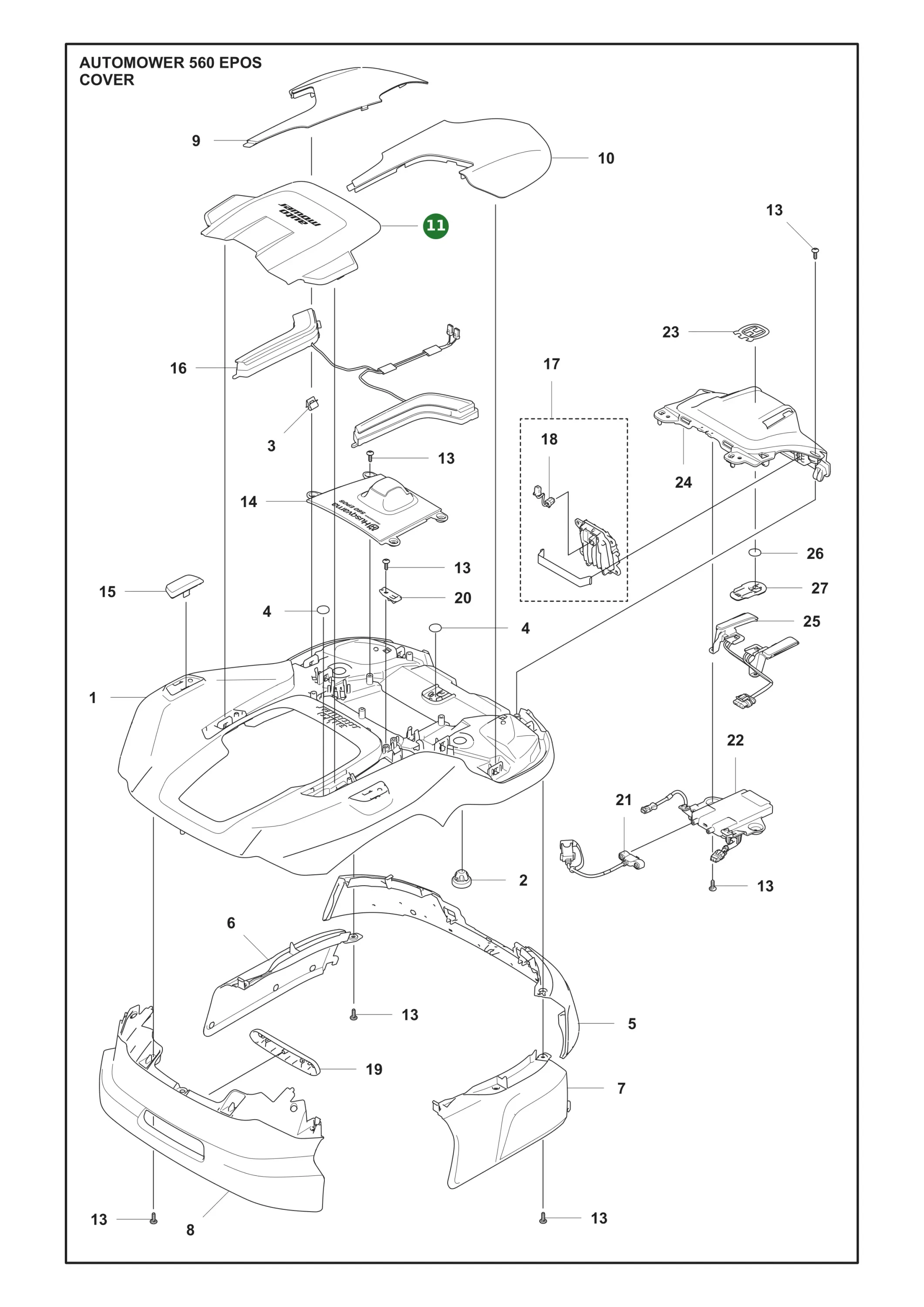 Position im Ersatzteilkatalog