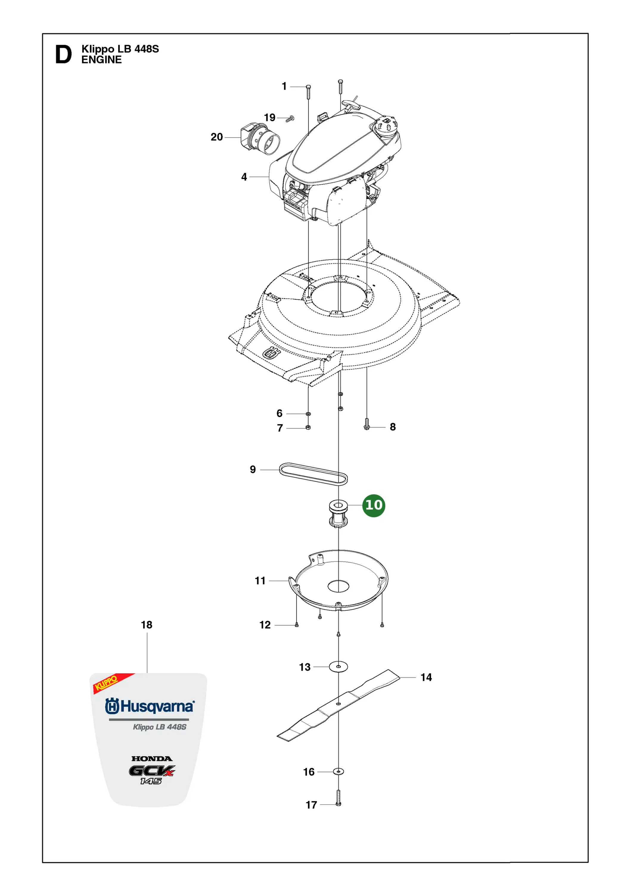 Position im Ersatzteilkatalog