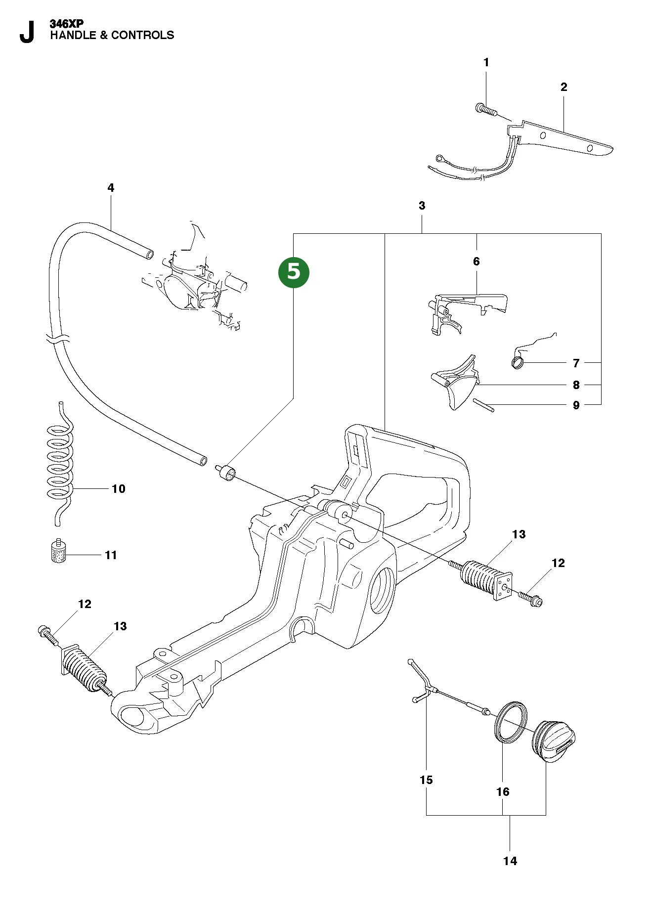 Filterstopfen f&uuml;r Husqvarna Motors&auml;gen