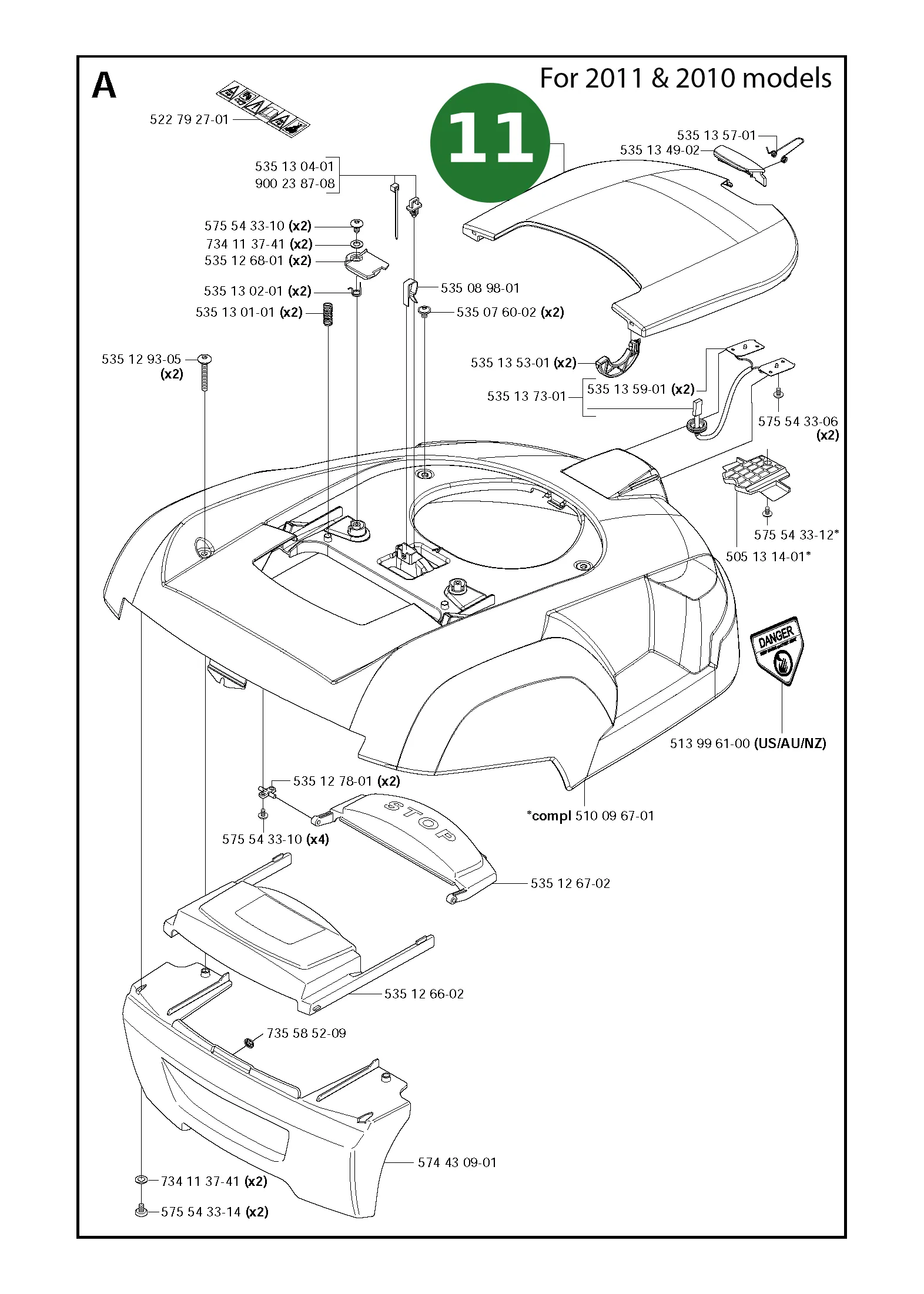 Position im Ersatzteilkatalog