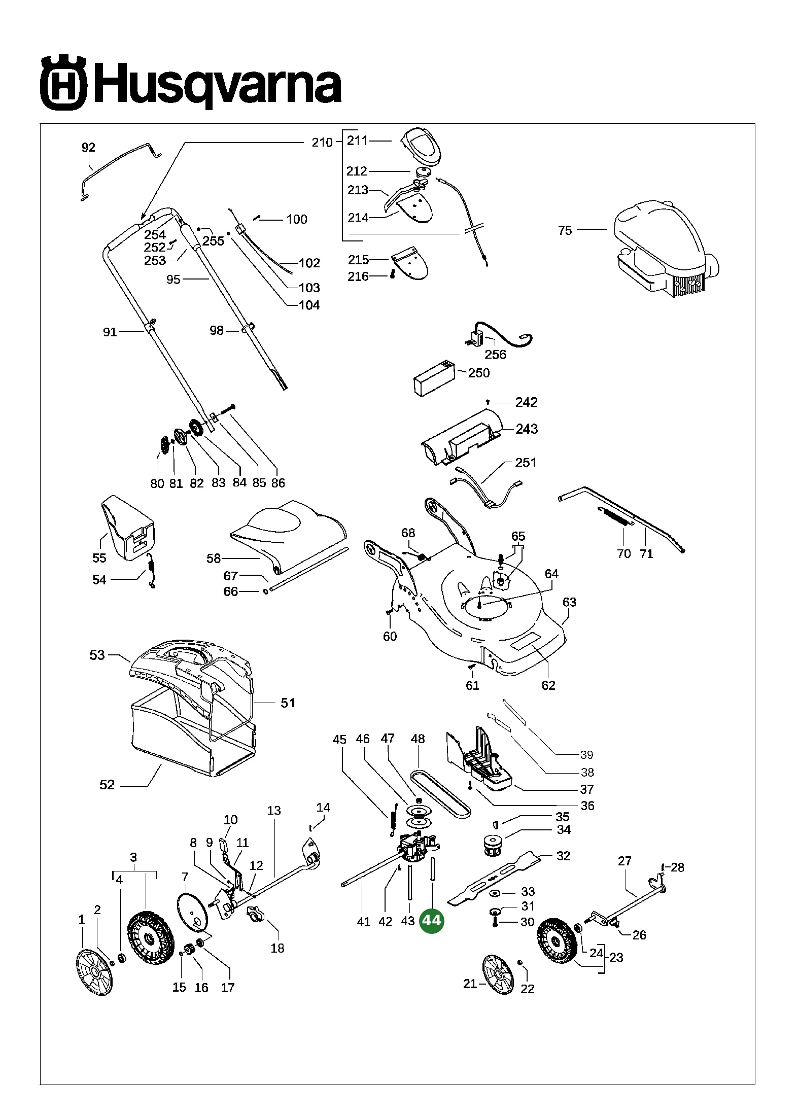 Position im Ersatzteilkatalog