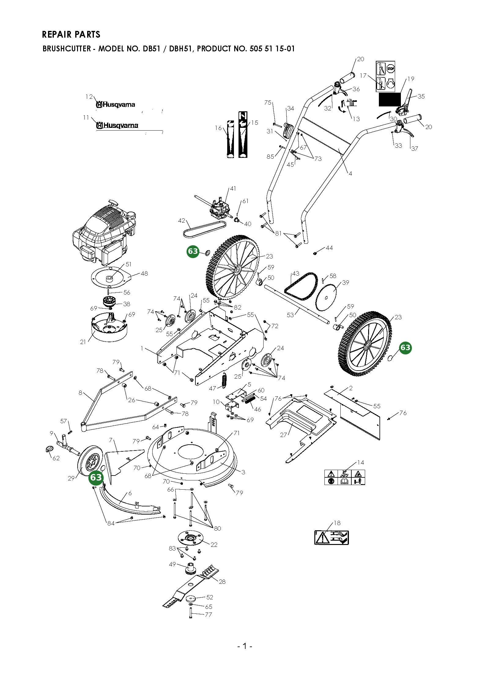 Position im Ersatzteilkatalog