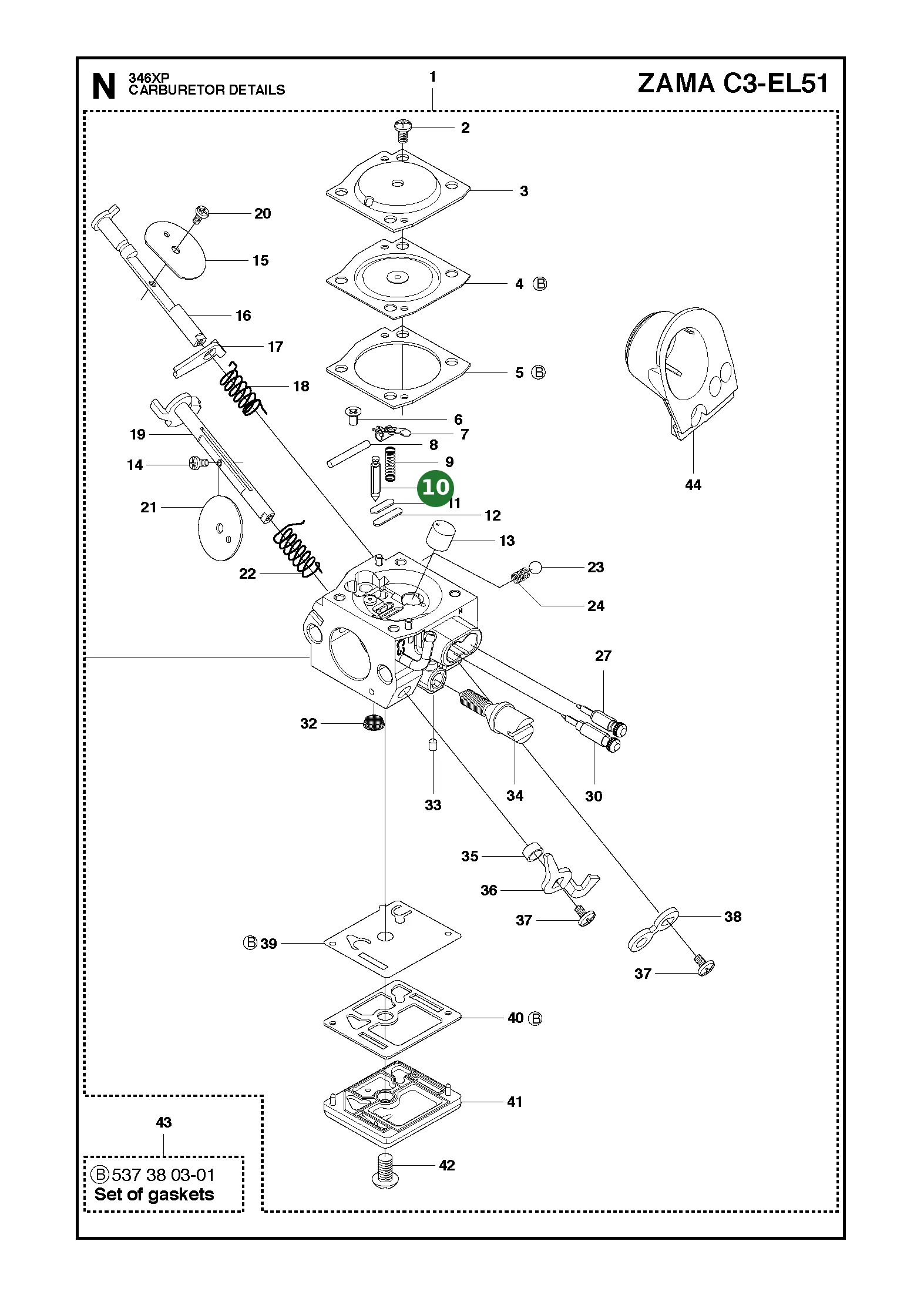 Position im Ersatzteilkatalog