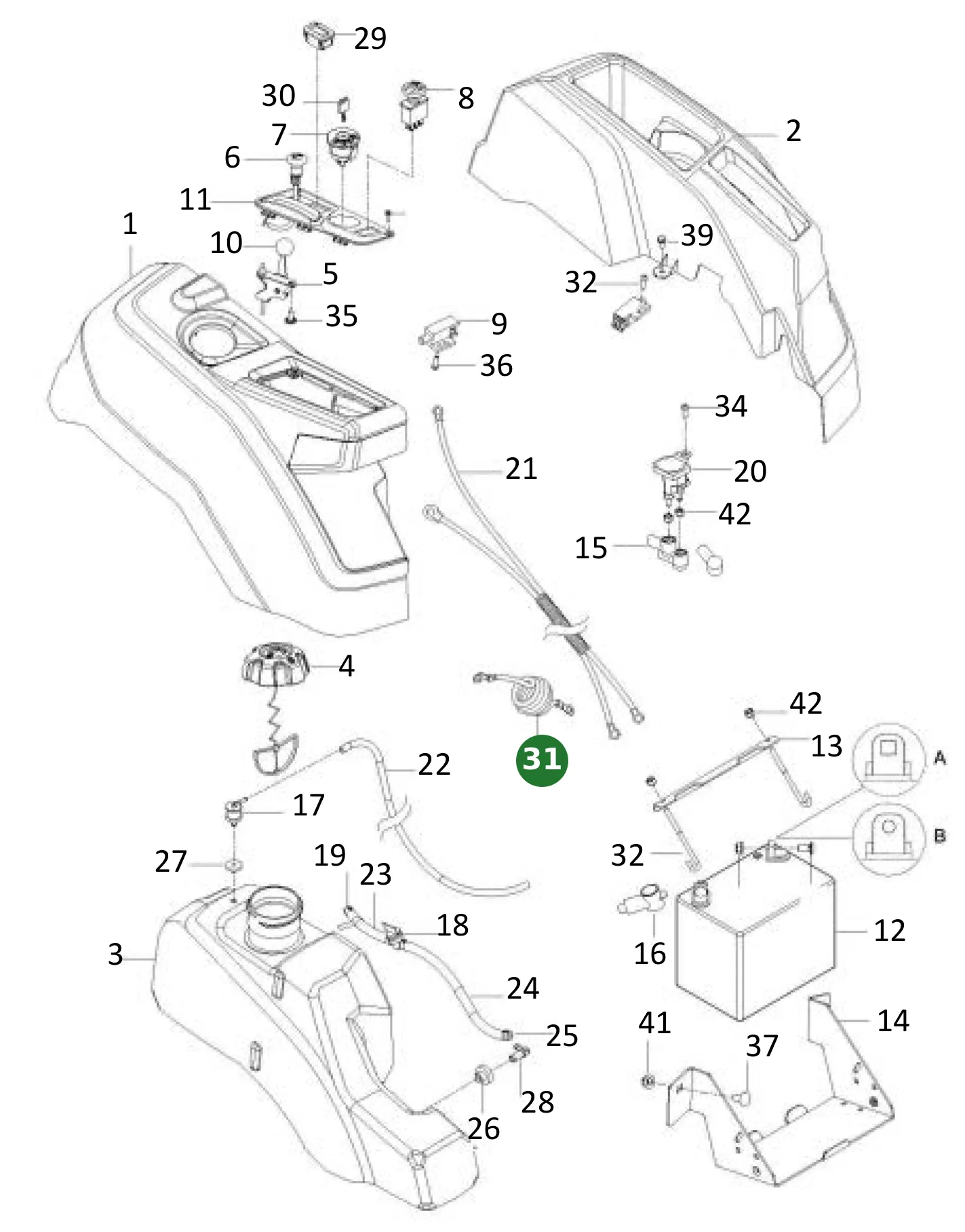 Position im Ersatzteilkatalog