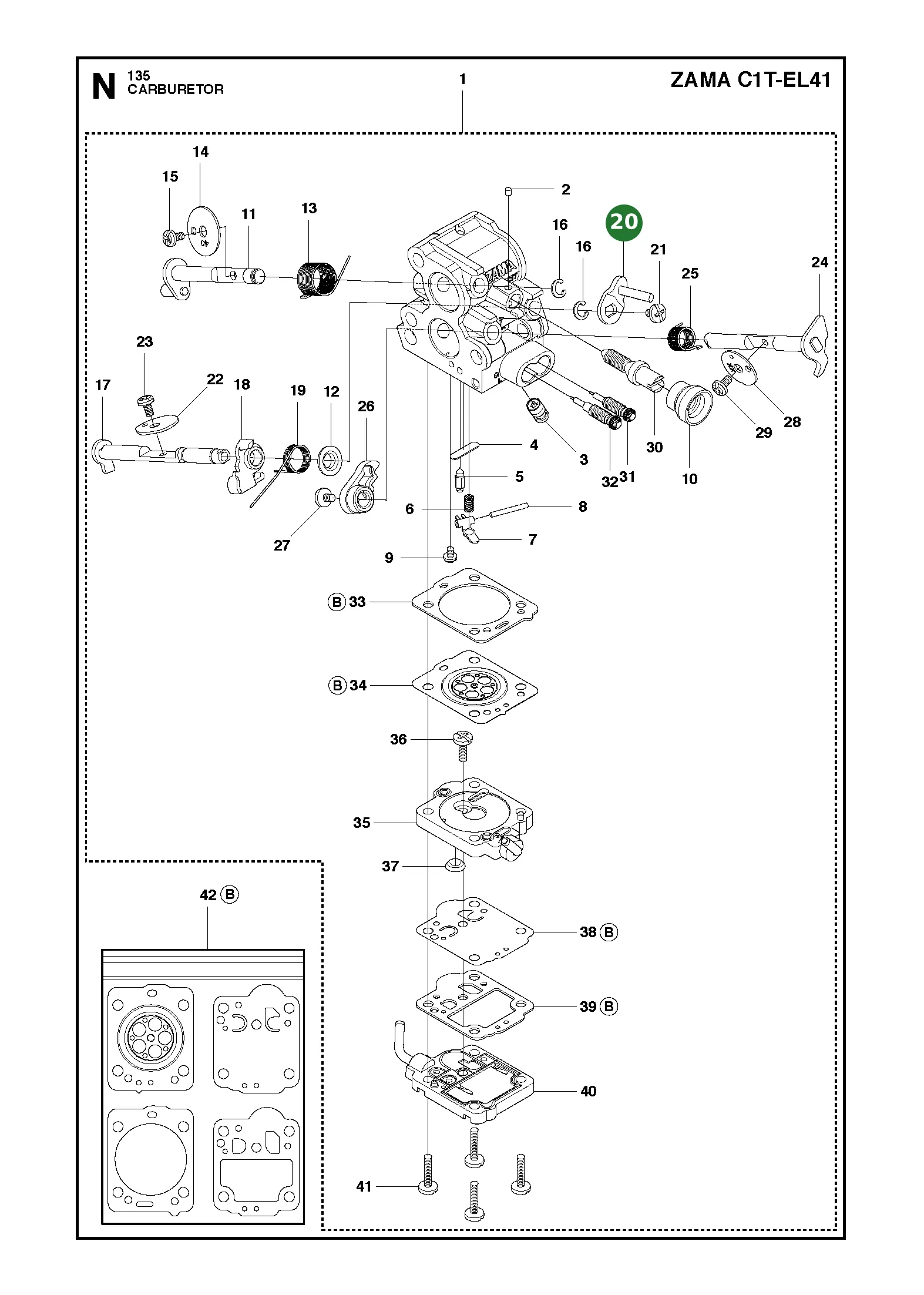 Position im Ersatzteilkatalog