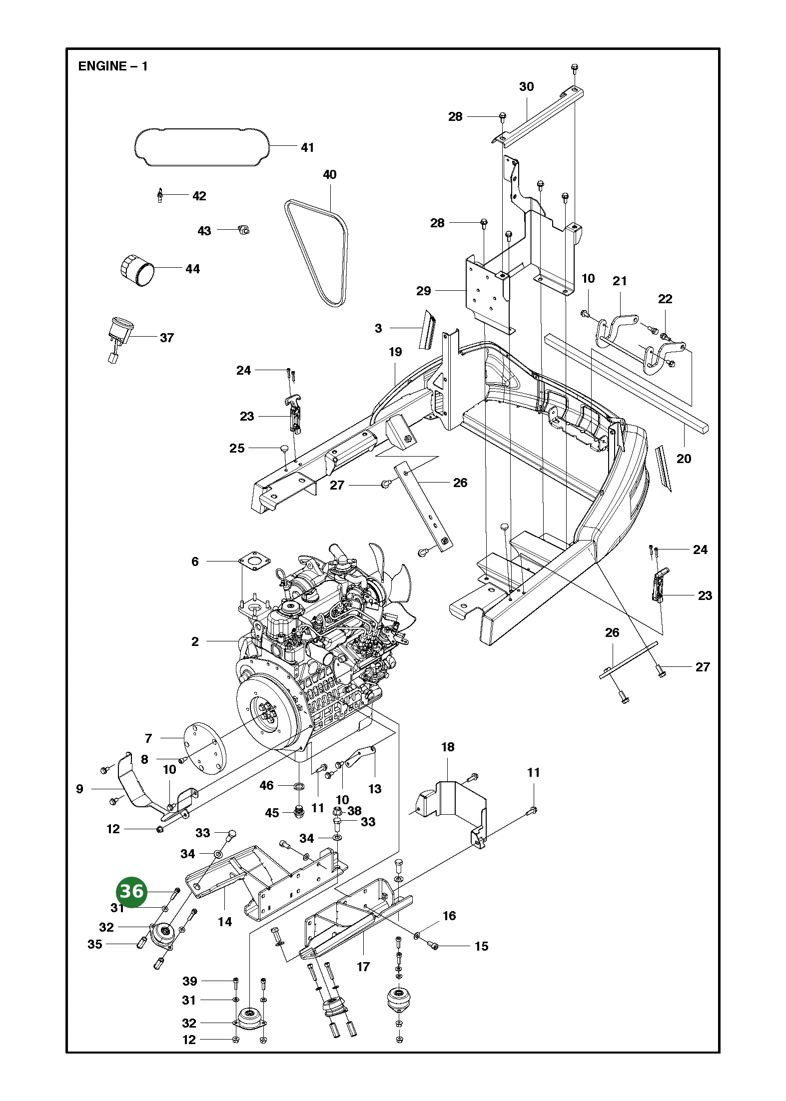 Position im Ersatzteilkatalog