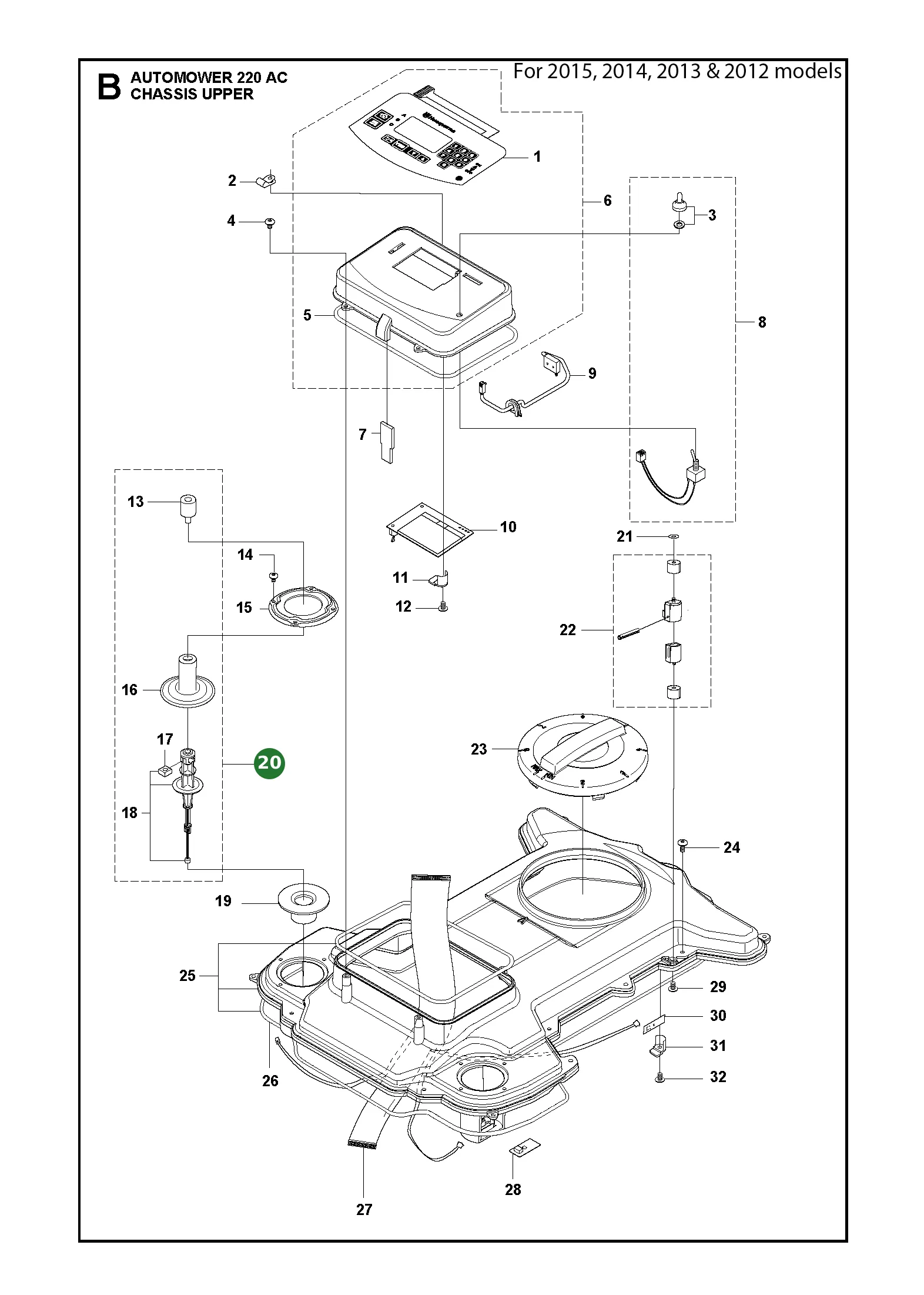 Position im Ersatzteilkatalog