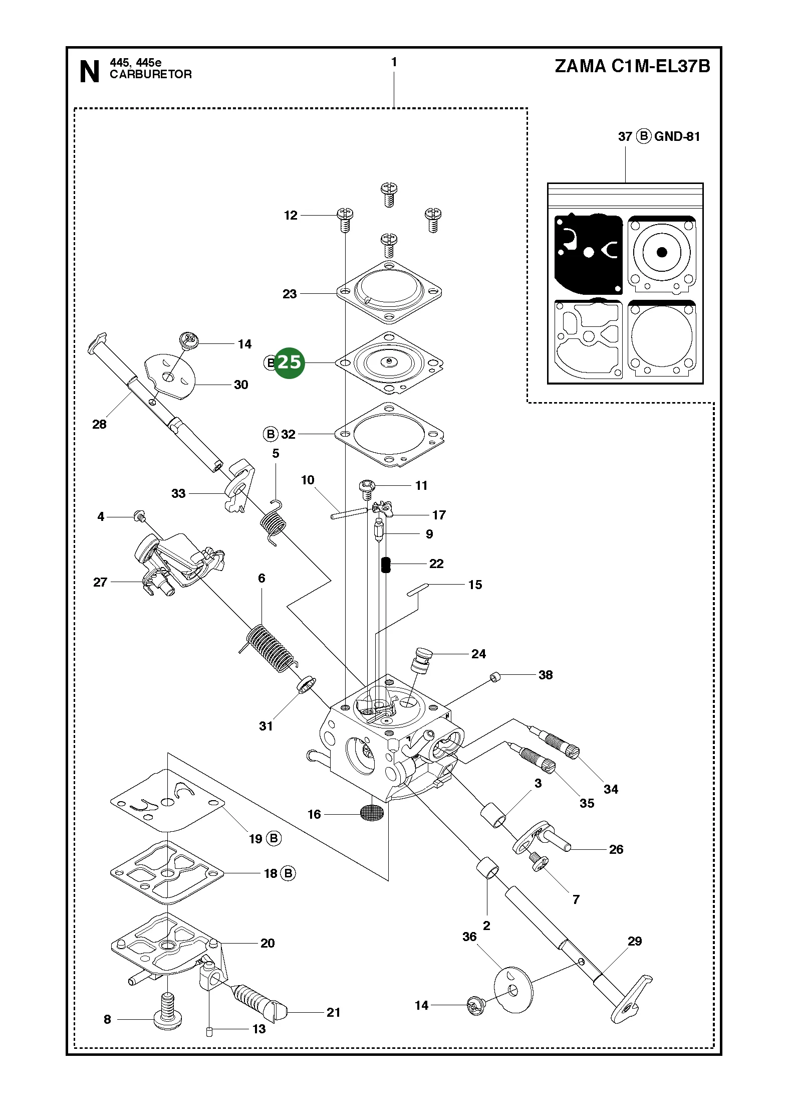 Position im Ersatzteilkatalog