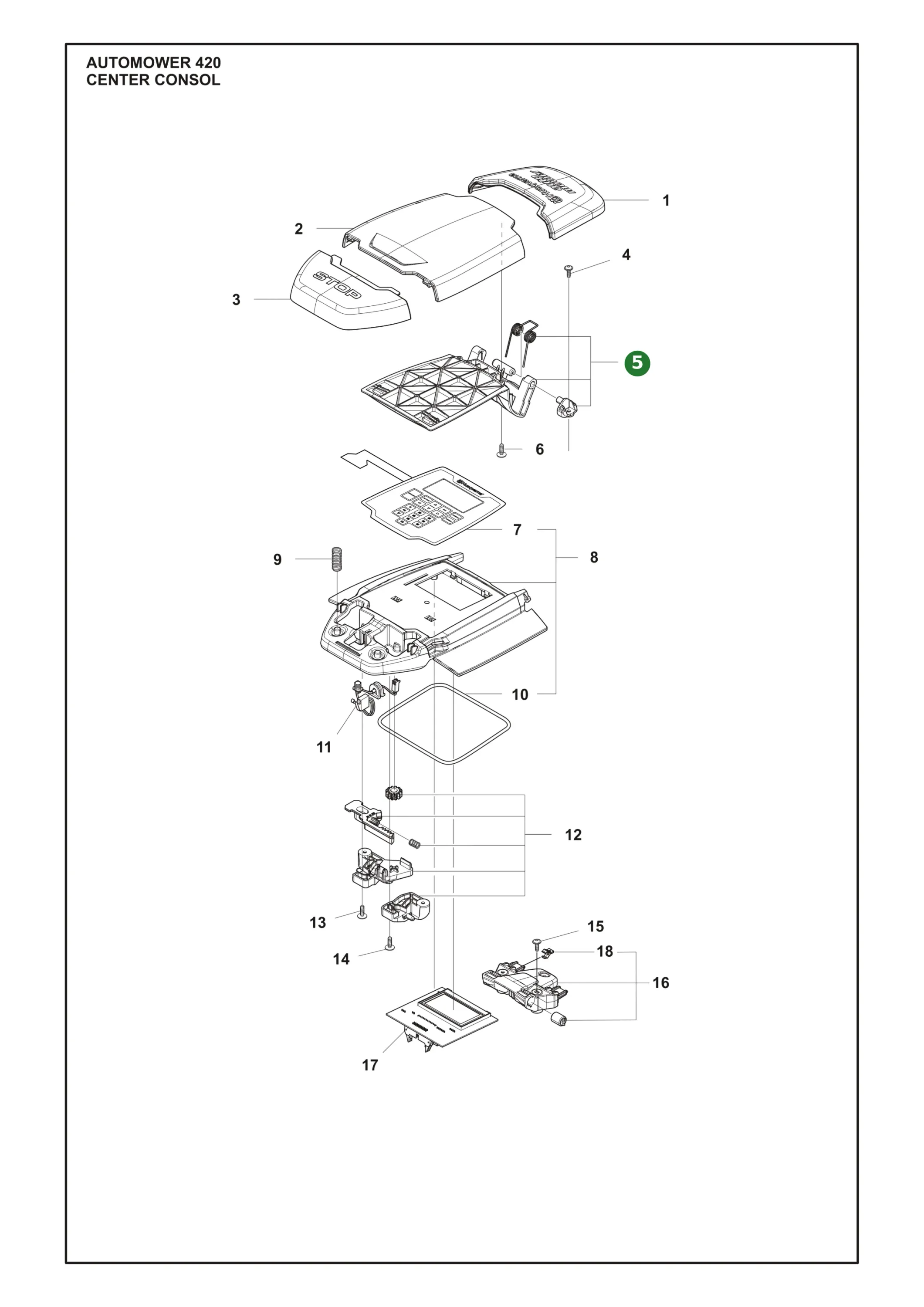 Position im Ersatzteilkatalog
