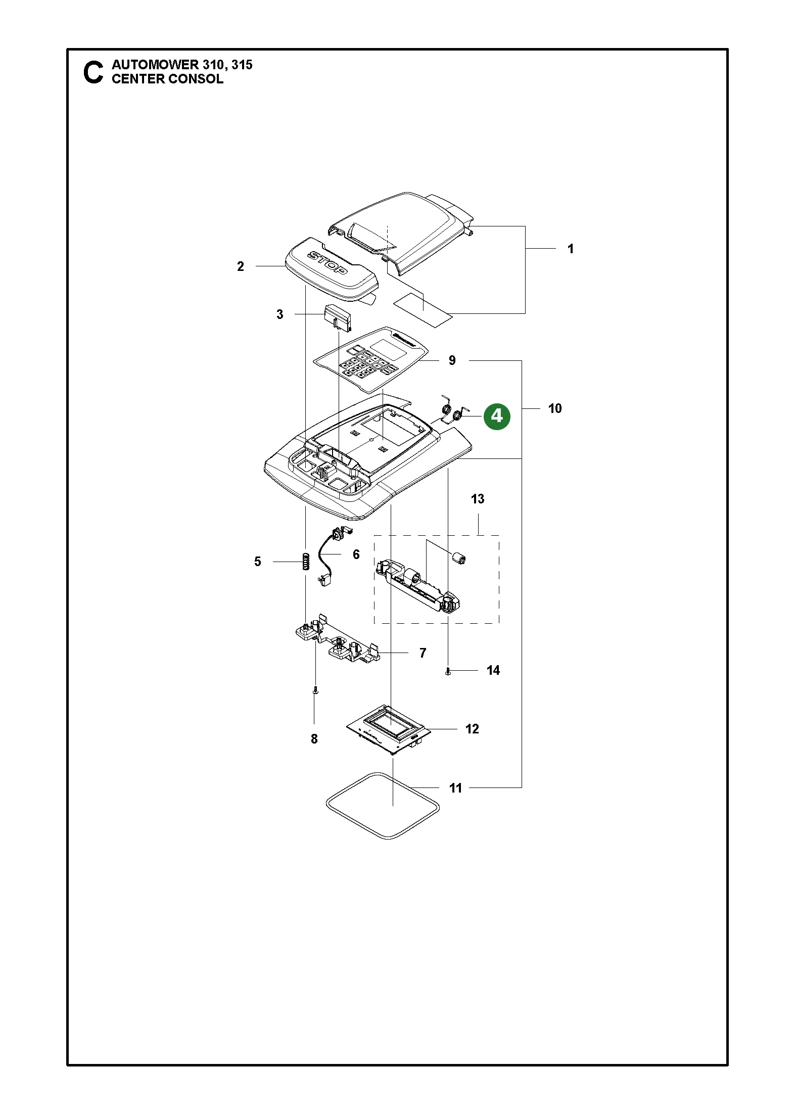 Position im Ersatzteilkatalog