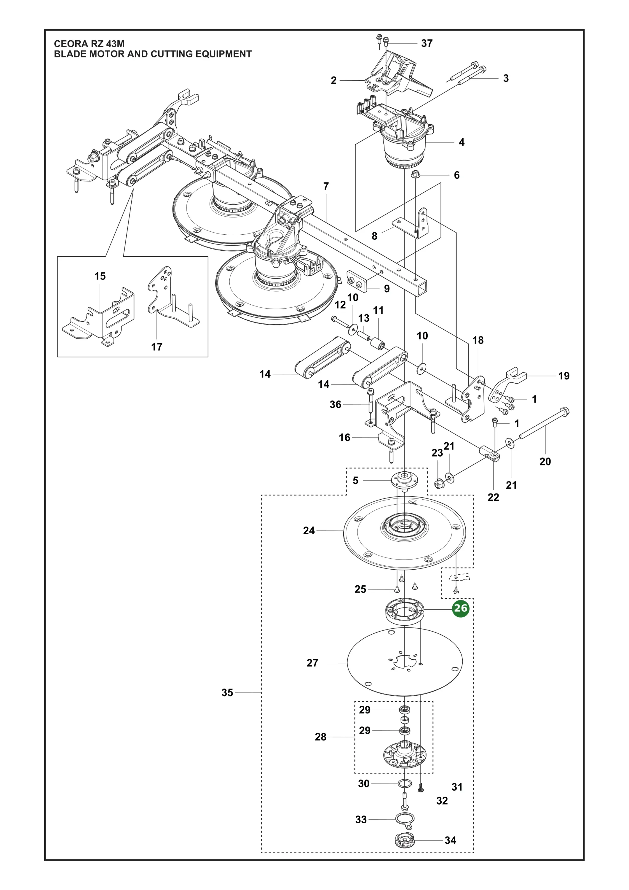 Position im Ersatzteilkatalog