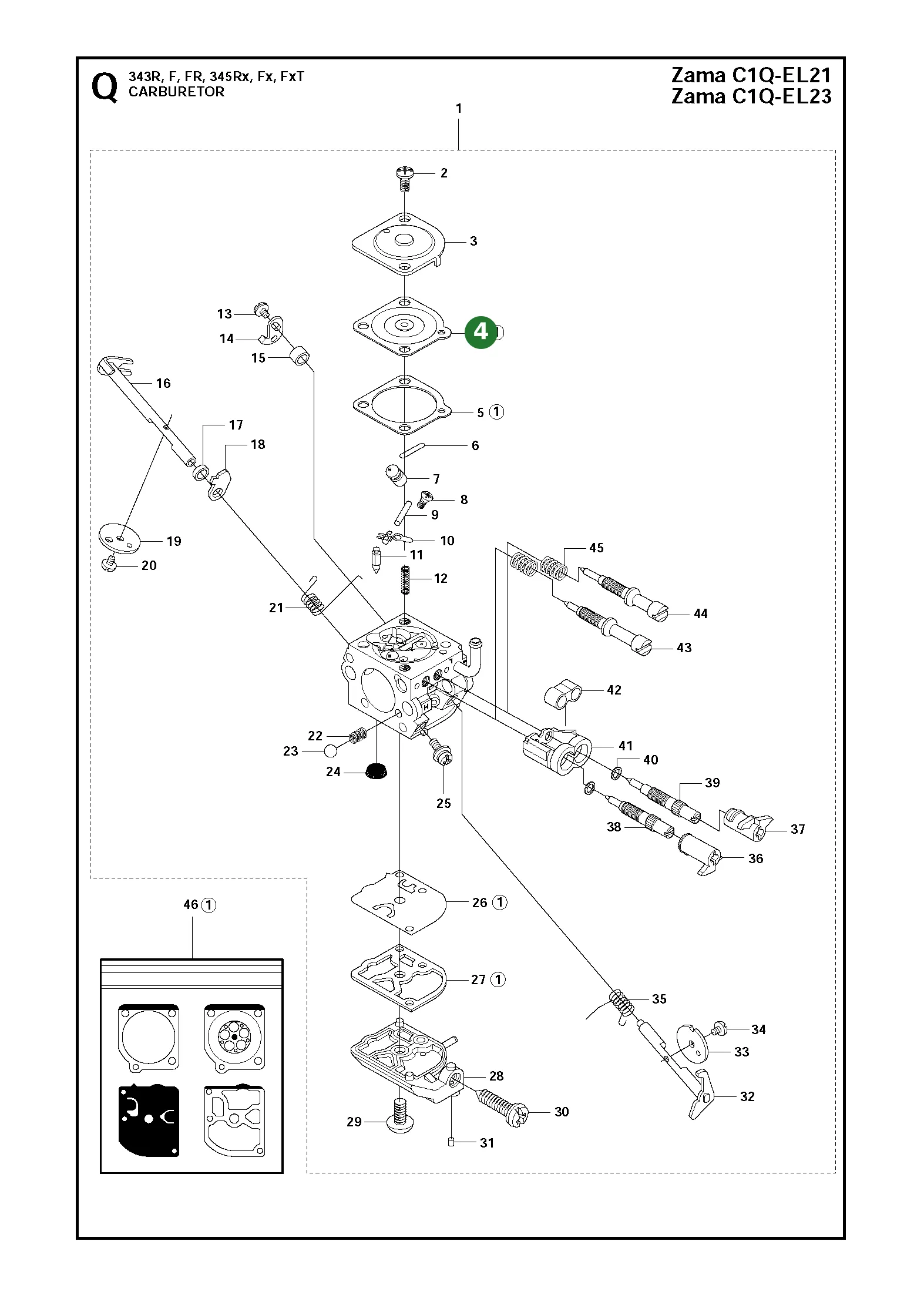 Position im Ersatzteilkatalog