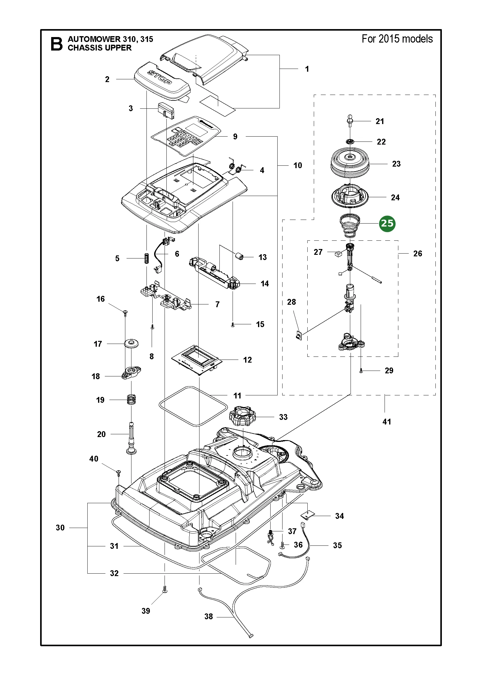 Position im Ersatzteilkatalog
