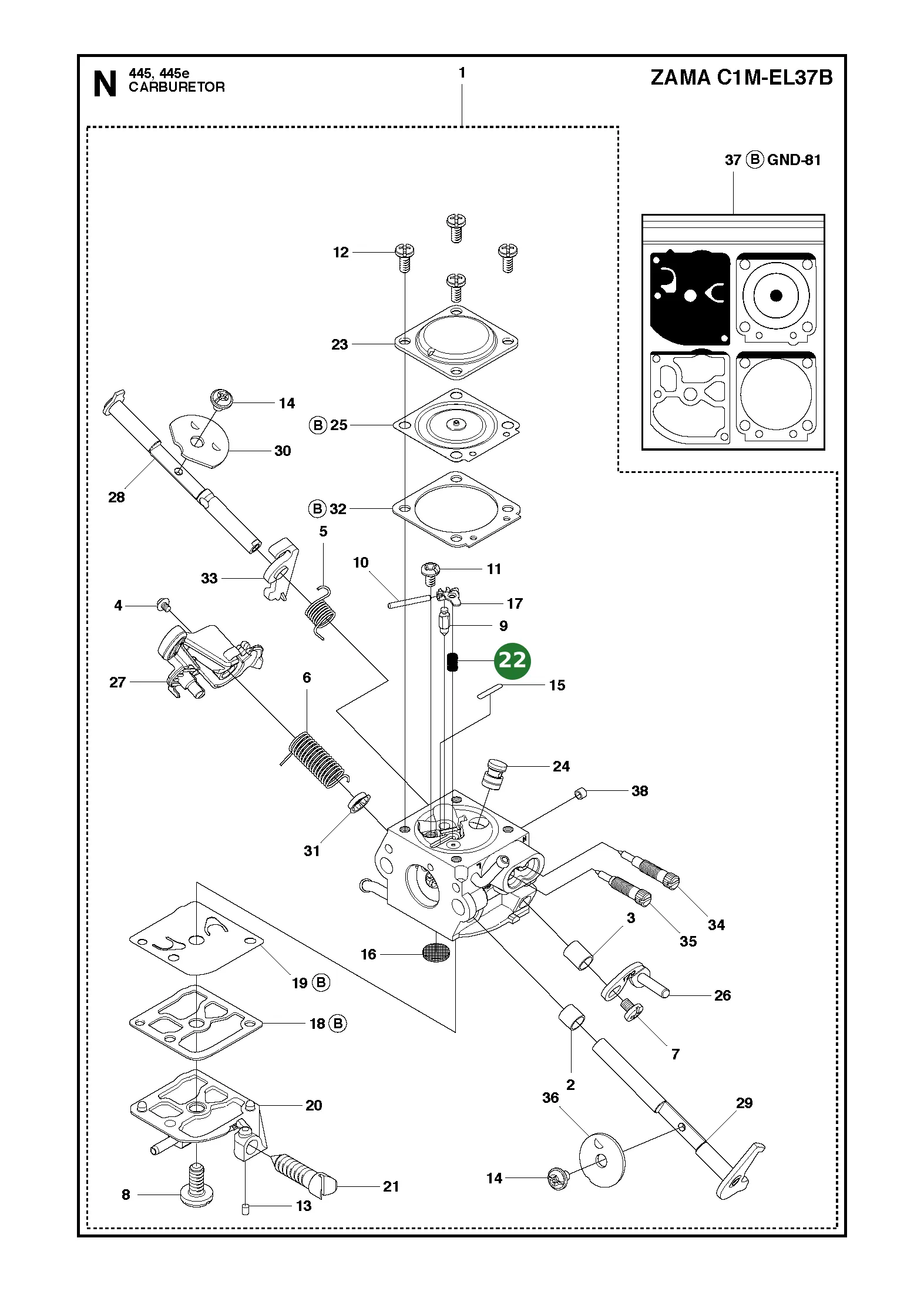 Position im Ersatzteilkatalog