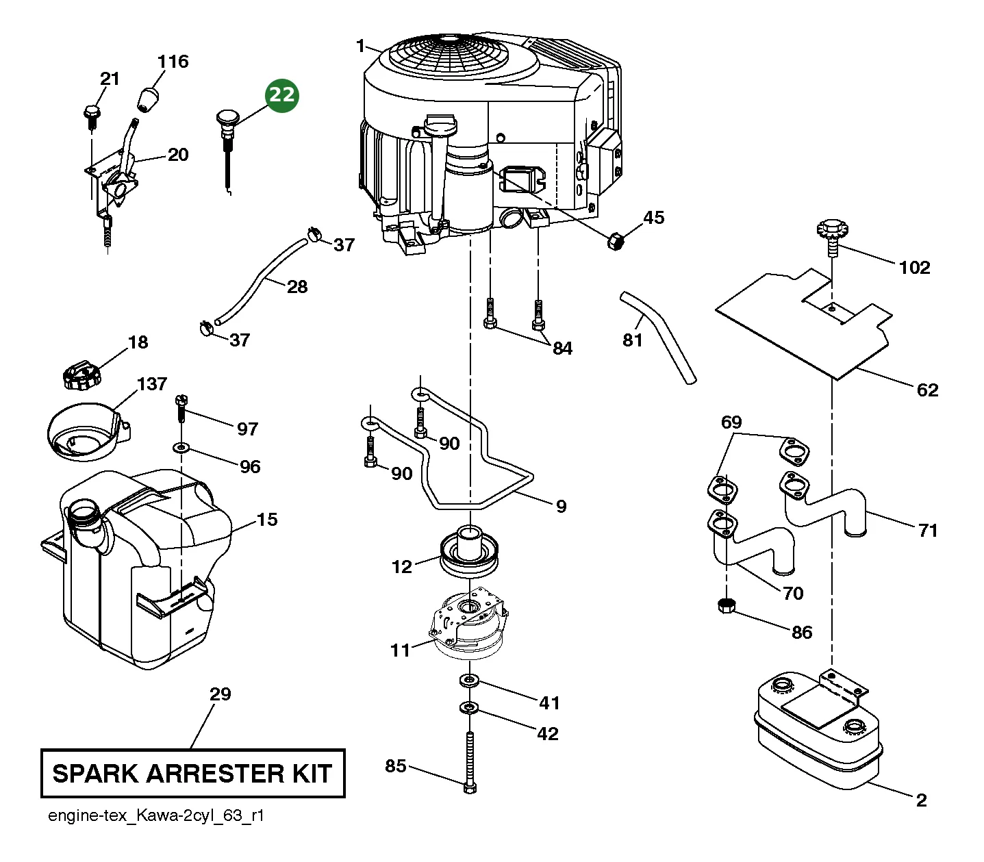 Position im Ersatzteilkatalog