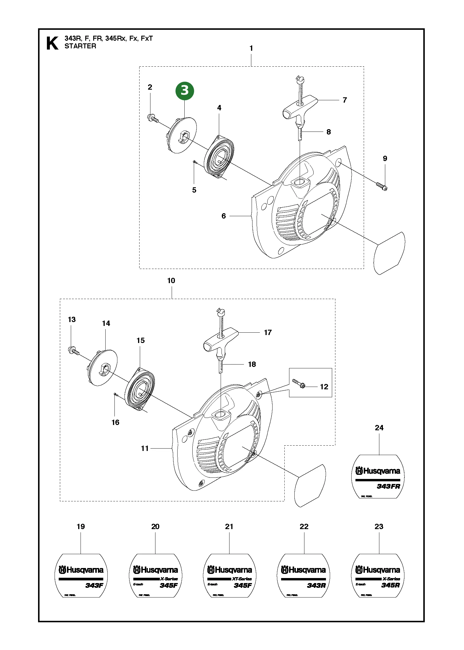 Position im Ersatzteilkatalog