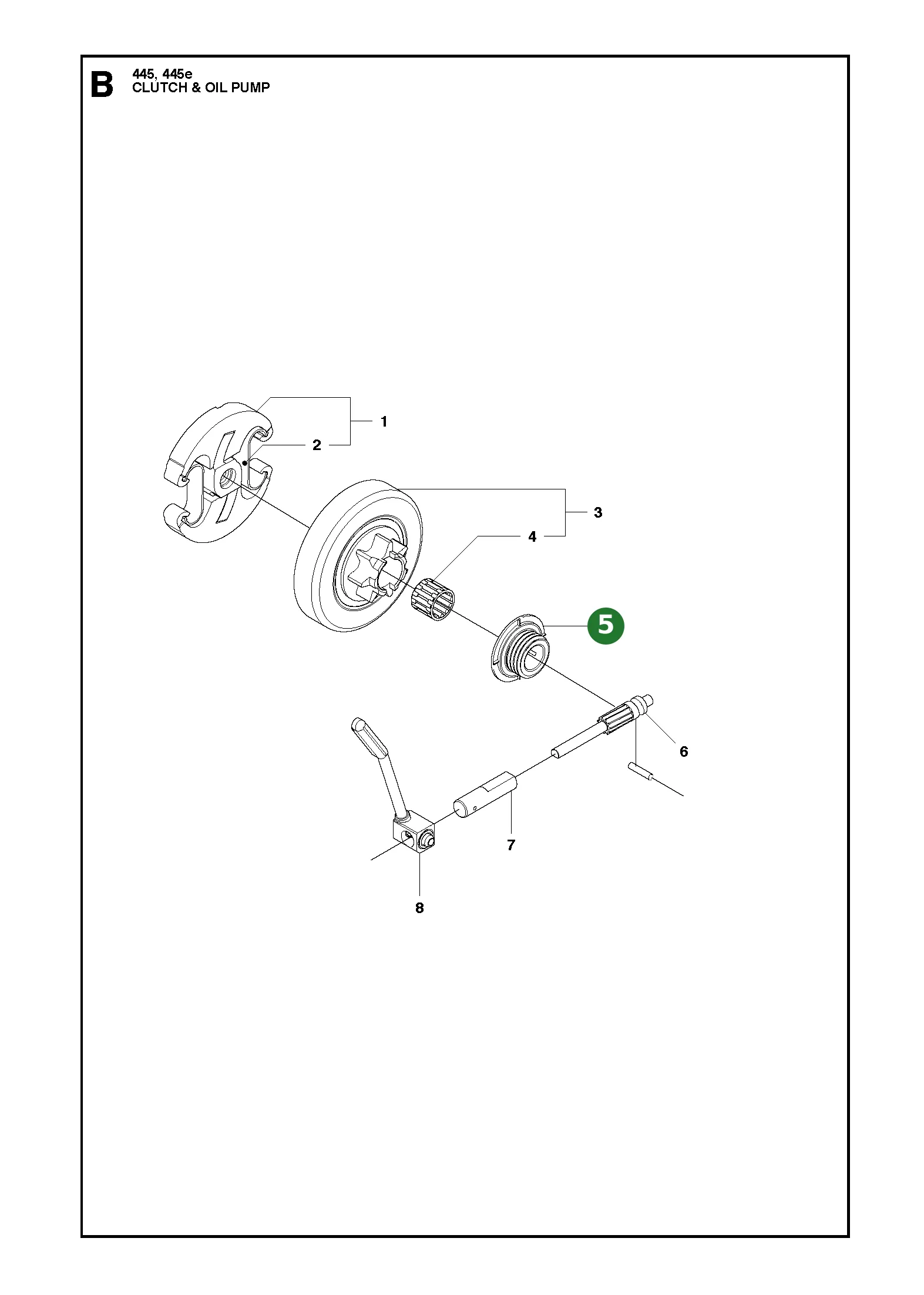 Schneckenrad f&uuml;r Husqvarna Motors&auml;gen