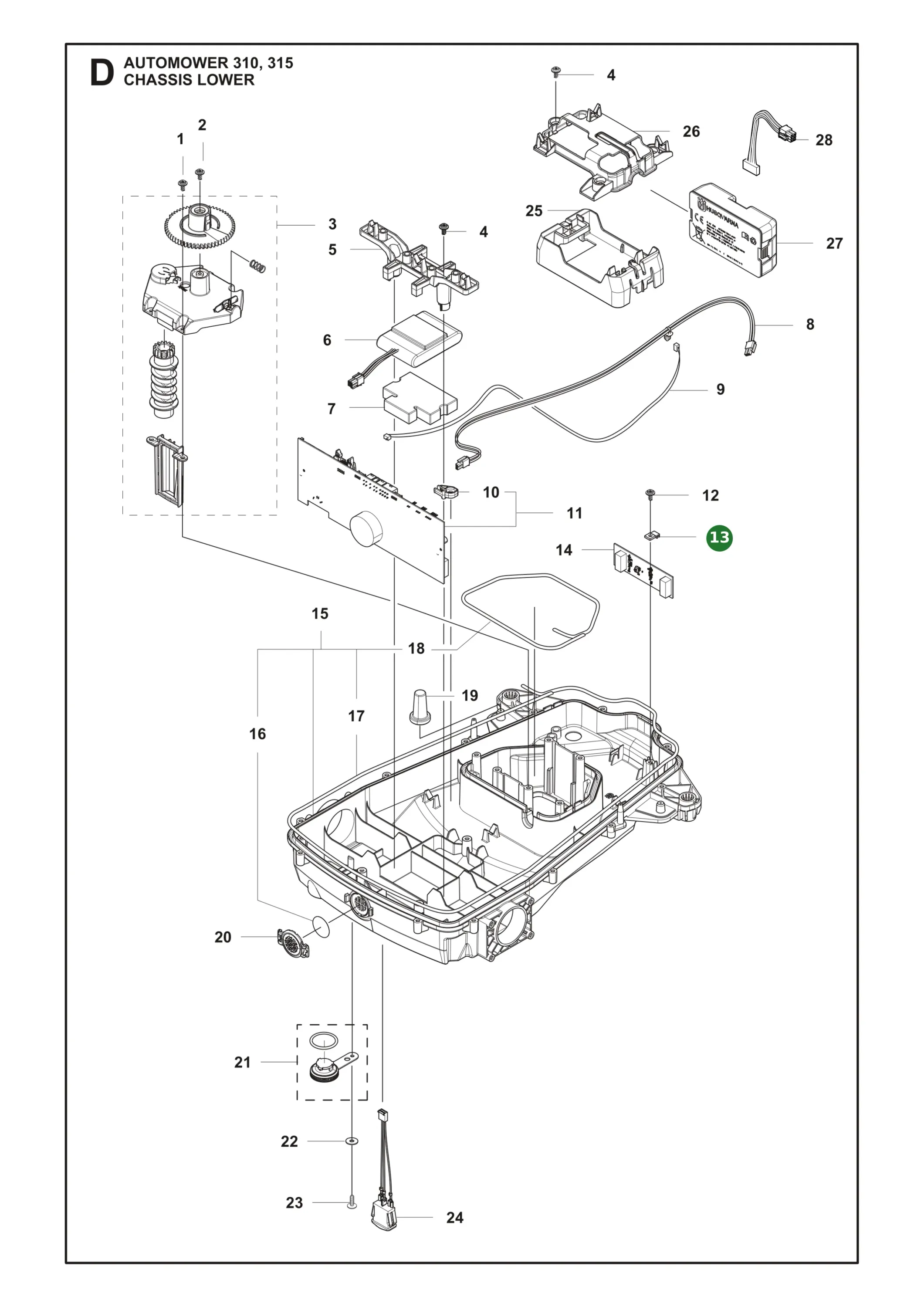 Position im Ersatzteilkatalog