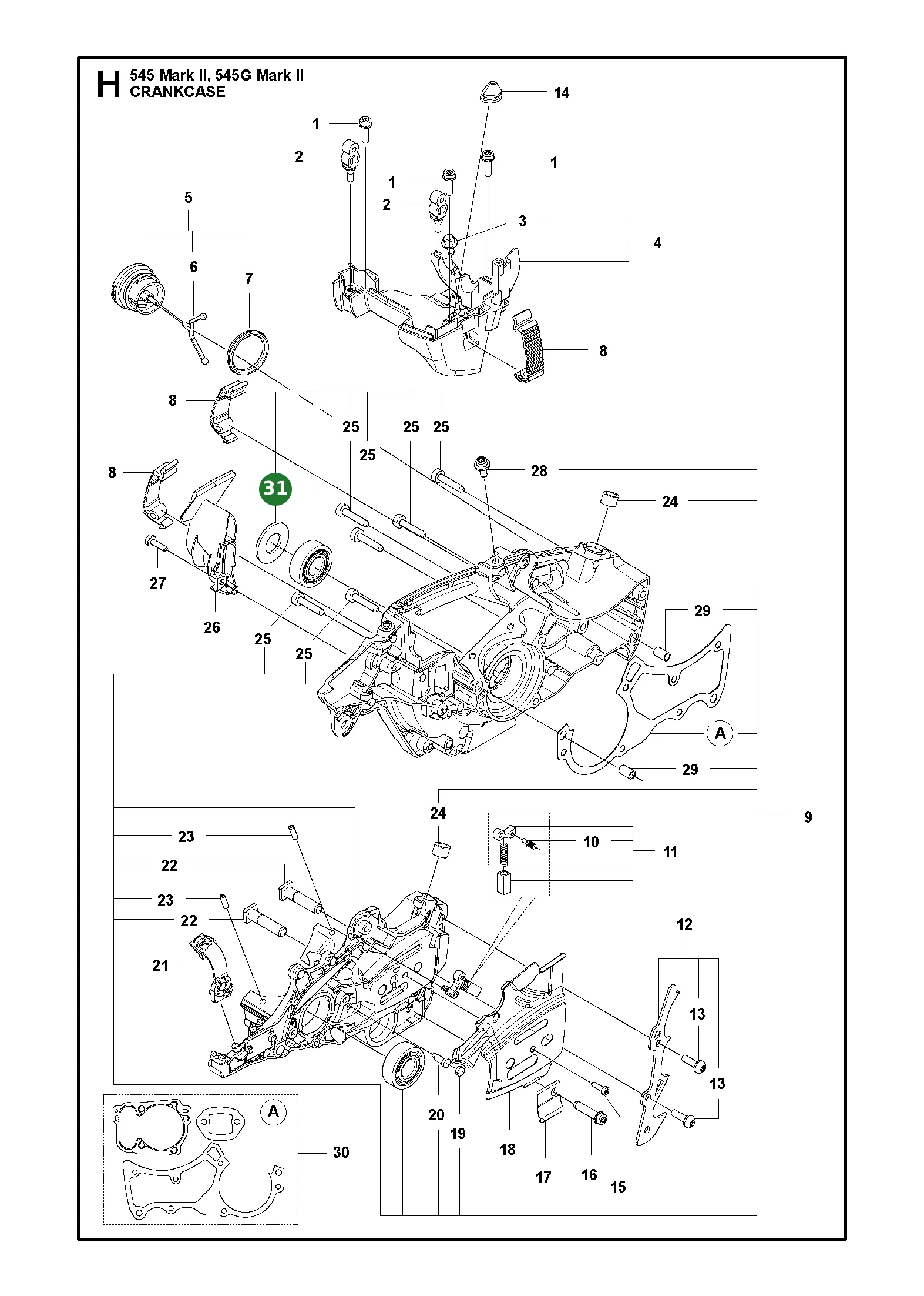 Position im Ersatzteilkatalog