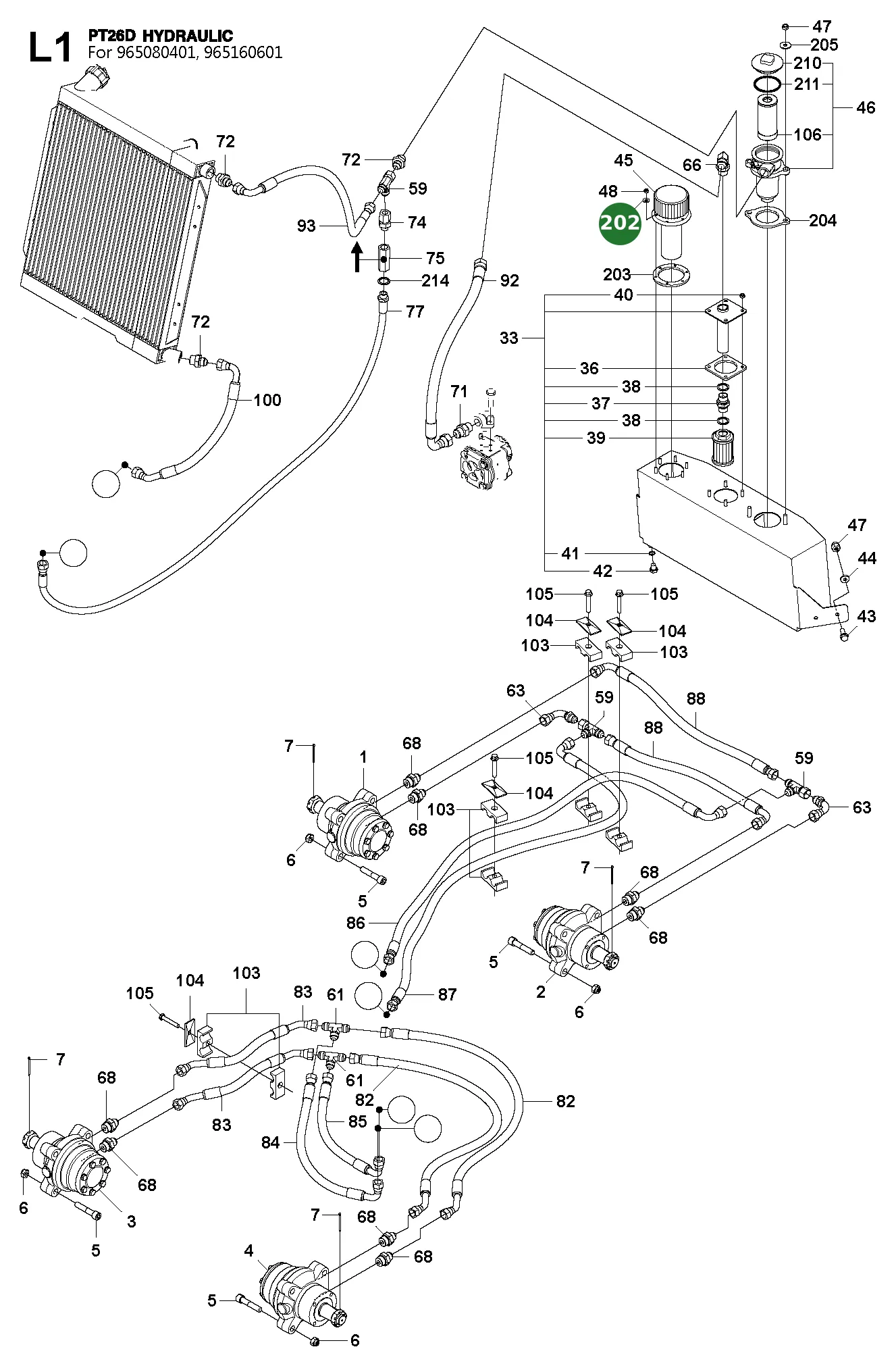 Scheibe f&uuml;r Husqvarna Motors&auml;gen 42, 242, 246,...