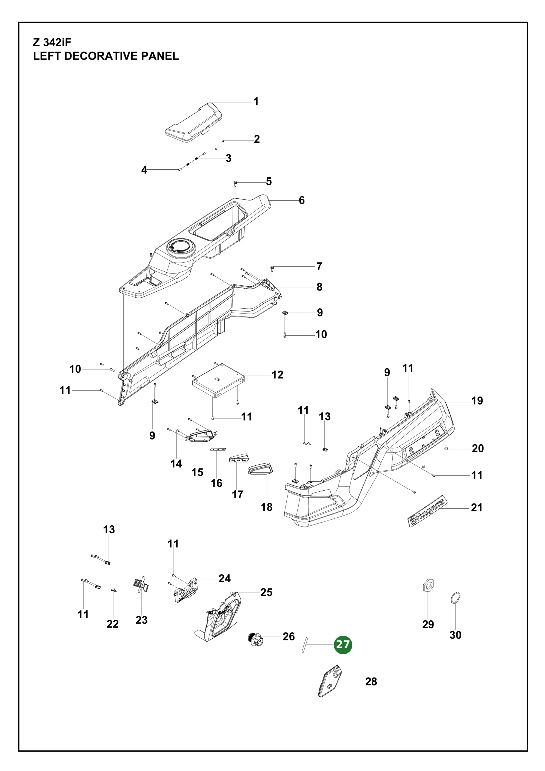 Position im Ersatzteilkatalog