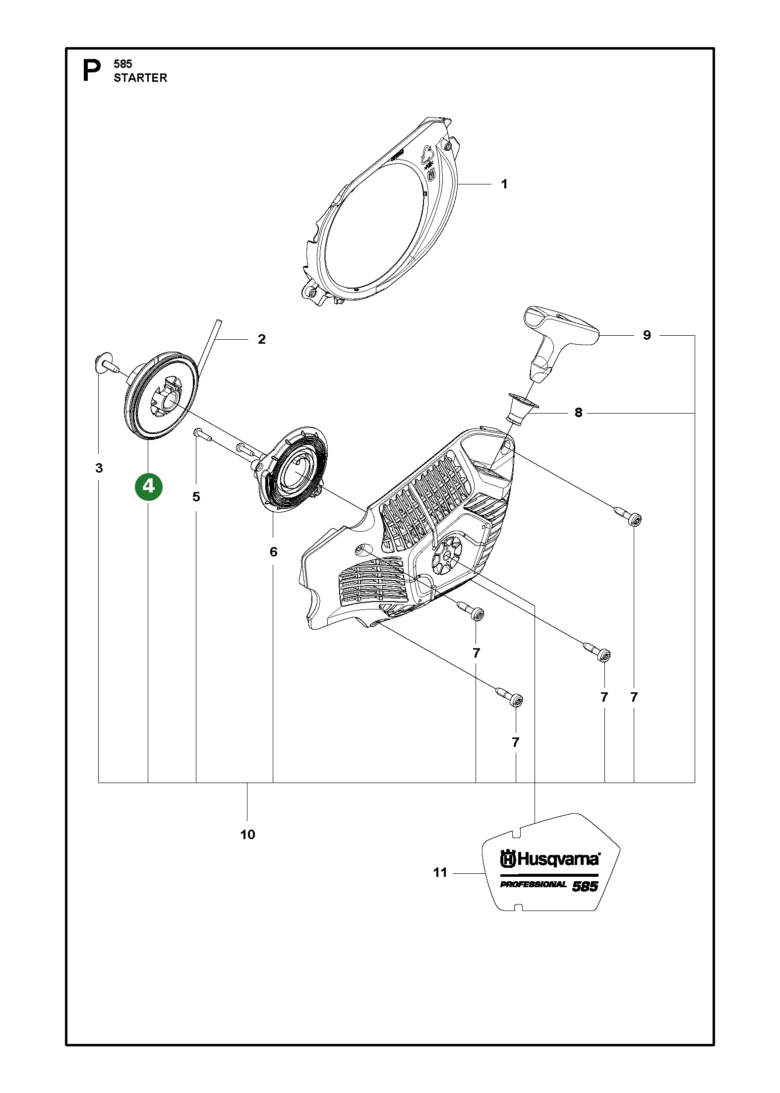 Position im Ersatzteilkatalog