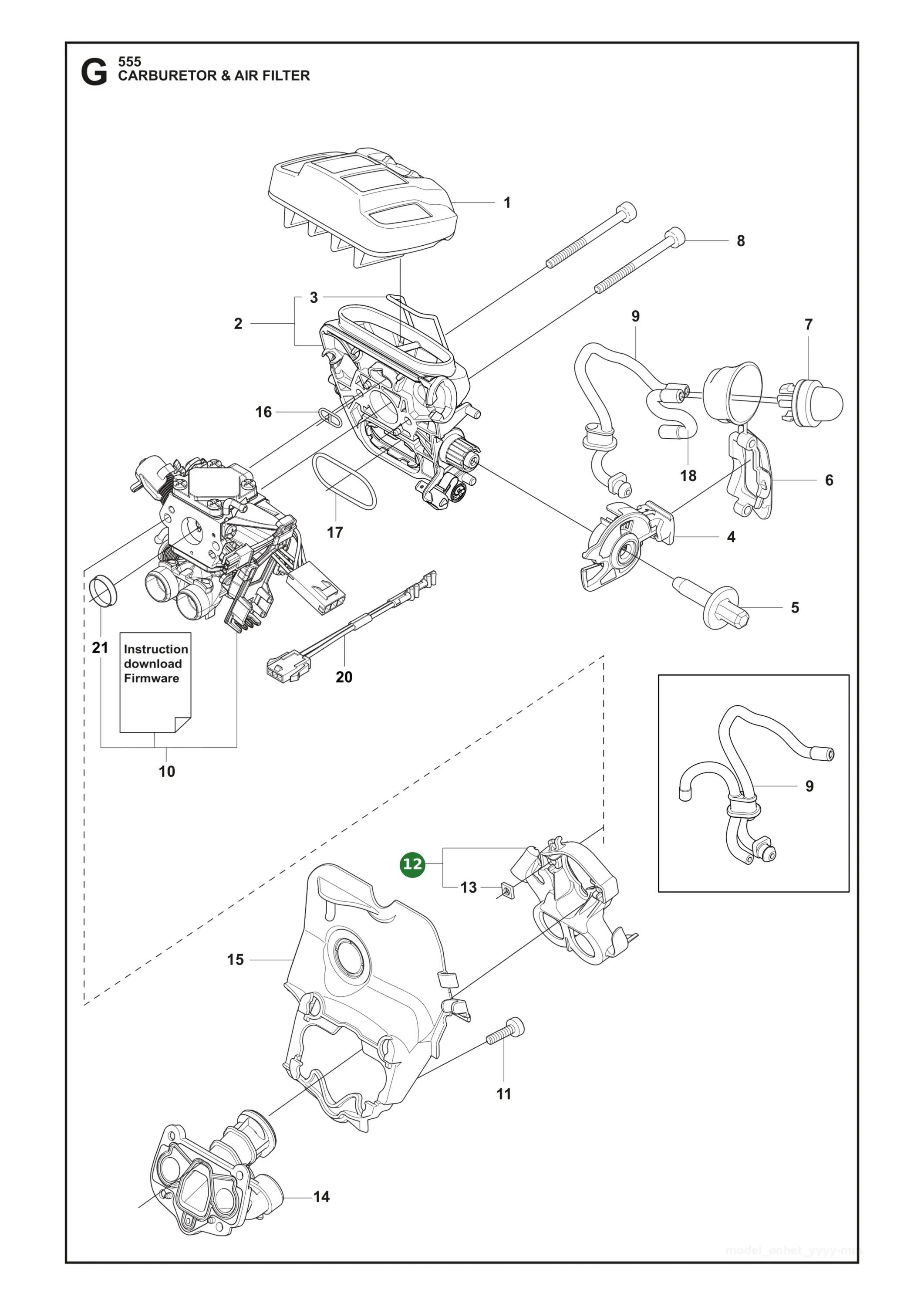 Position im Ersatzteilkatalog