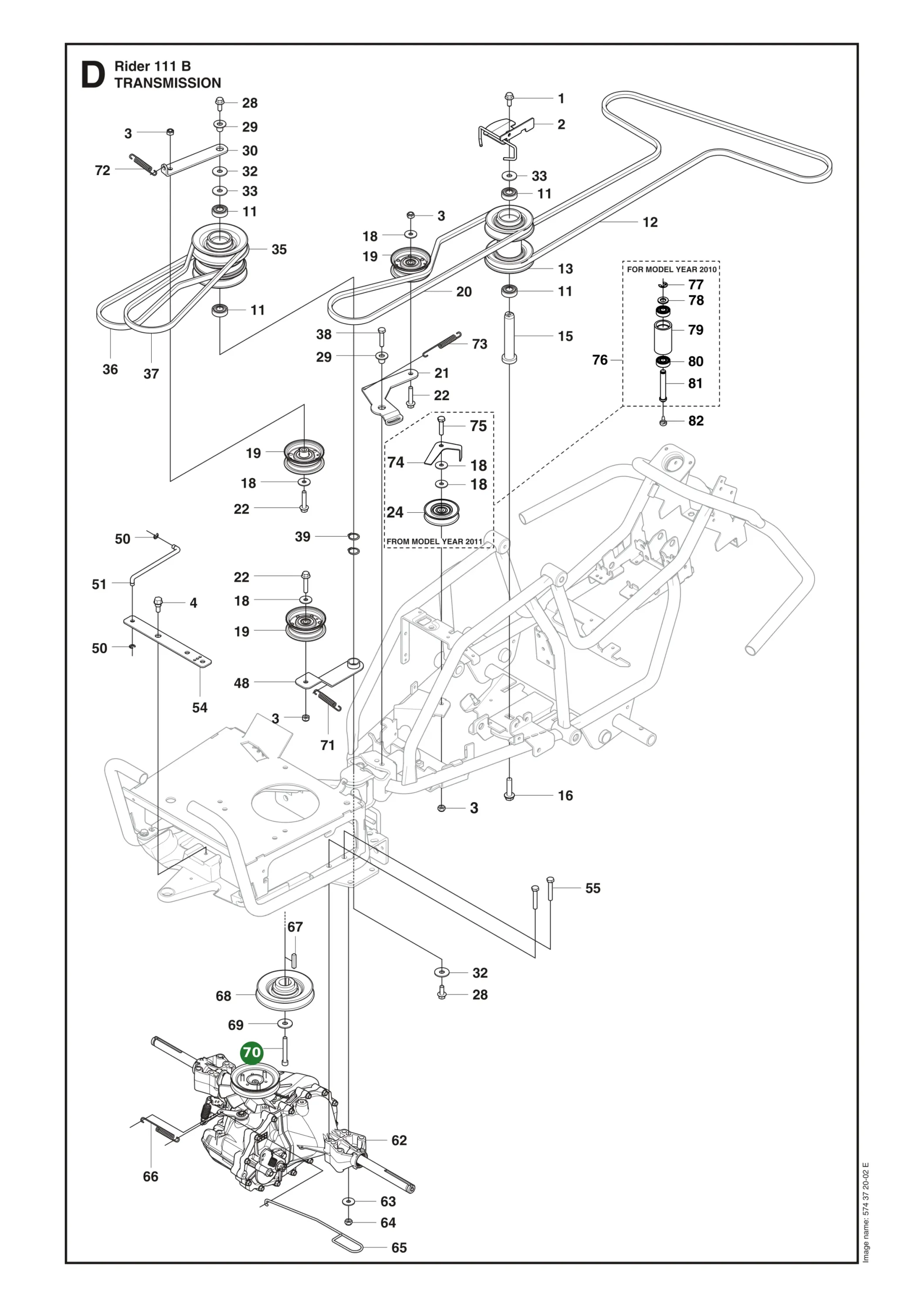 Position im Ersatzteilkatalog