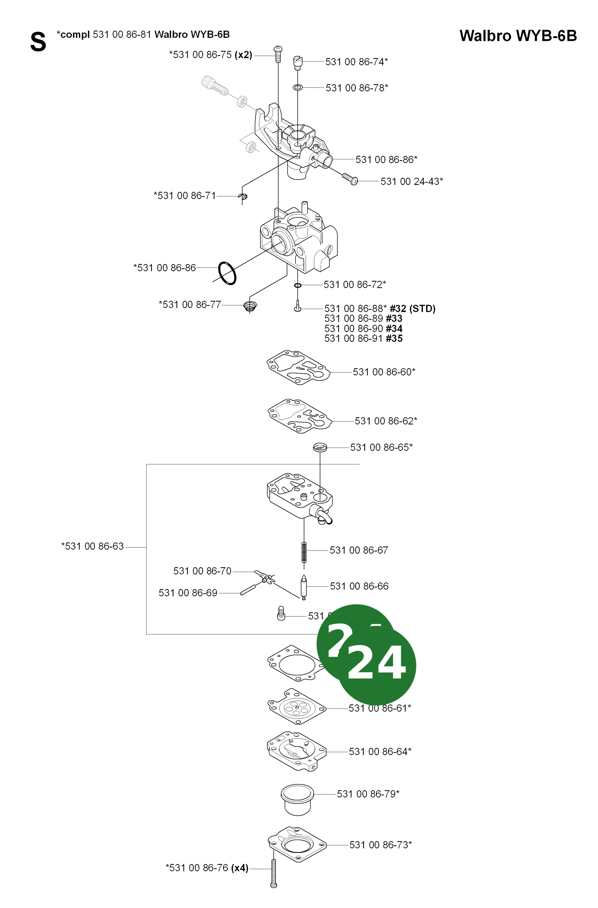 Position im Ersatzteilkatalog