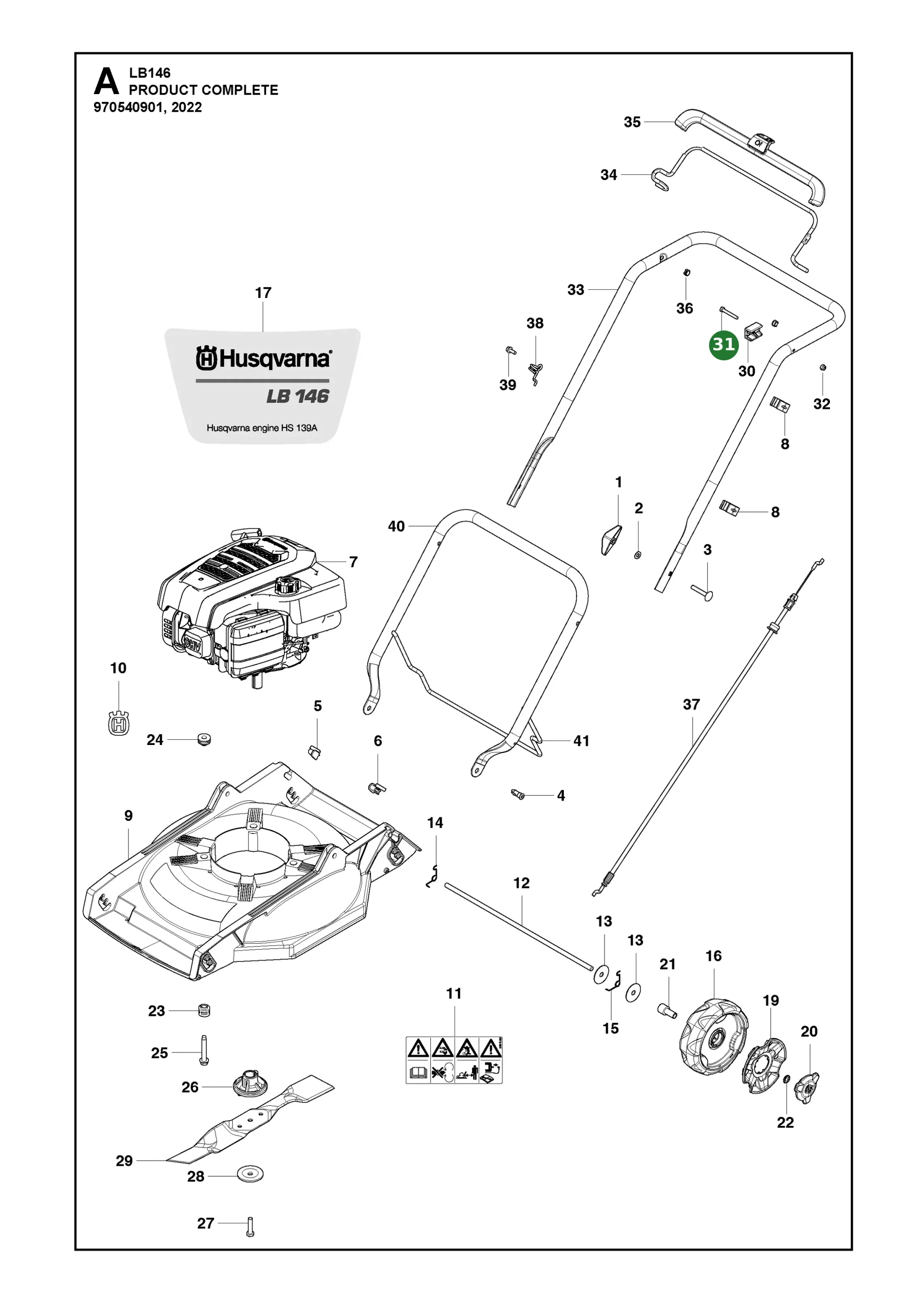 Position im Ersatzteilkatalog