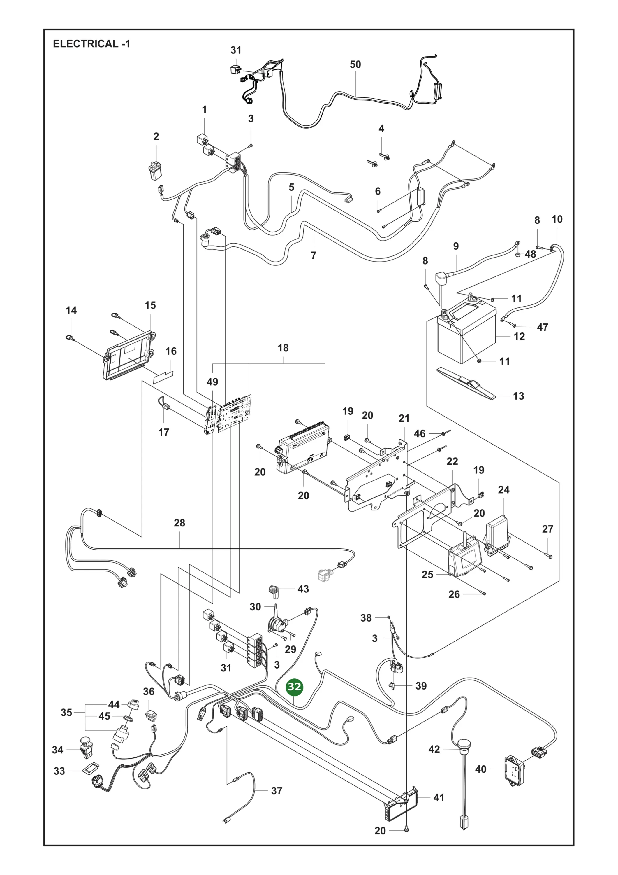 Position im Ersatzteilkatalog