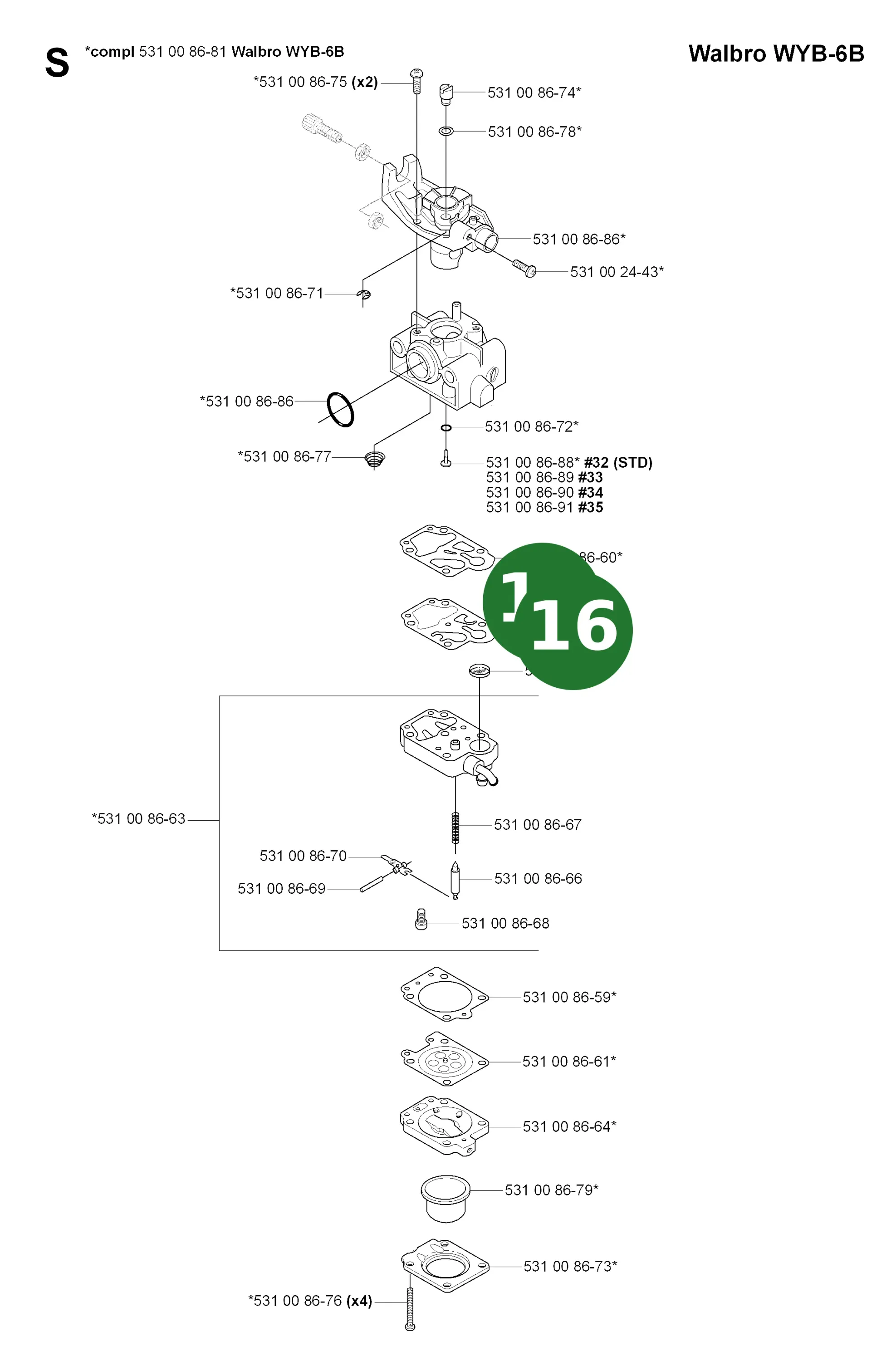 Position im Ersatzteilkatalog