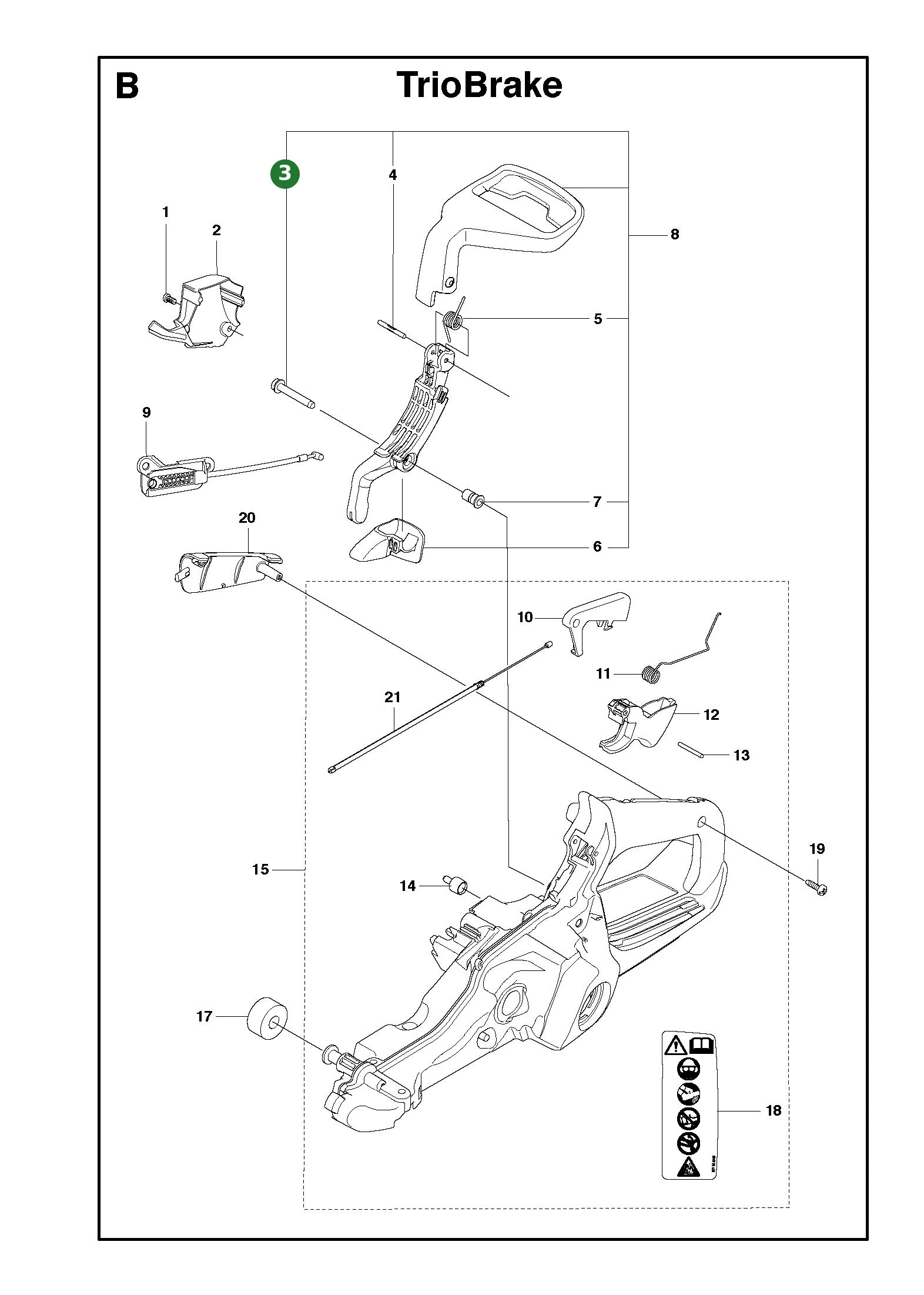 Schraube Ihsct f&uuml;r Husqvarna Motors&auml;gen 51, 55,...