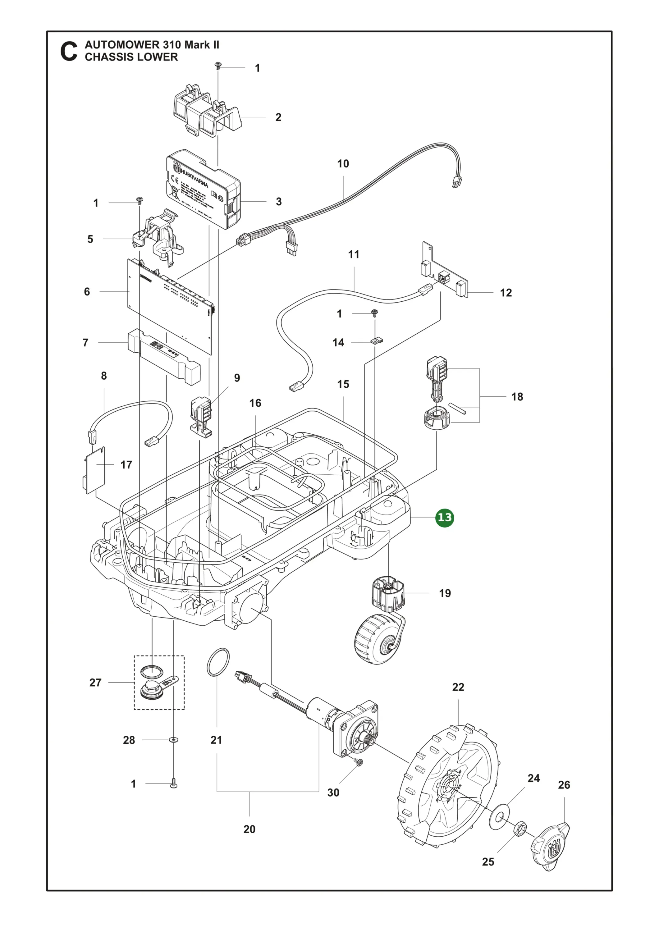 Position im Ersatzteilkatalog