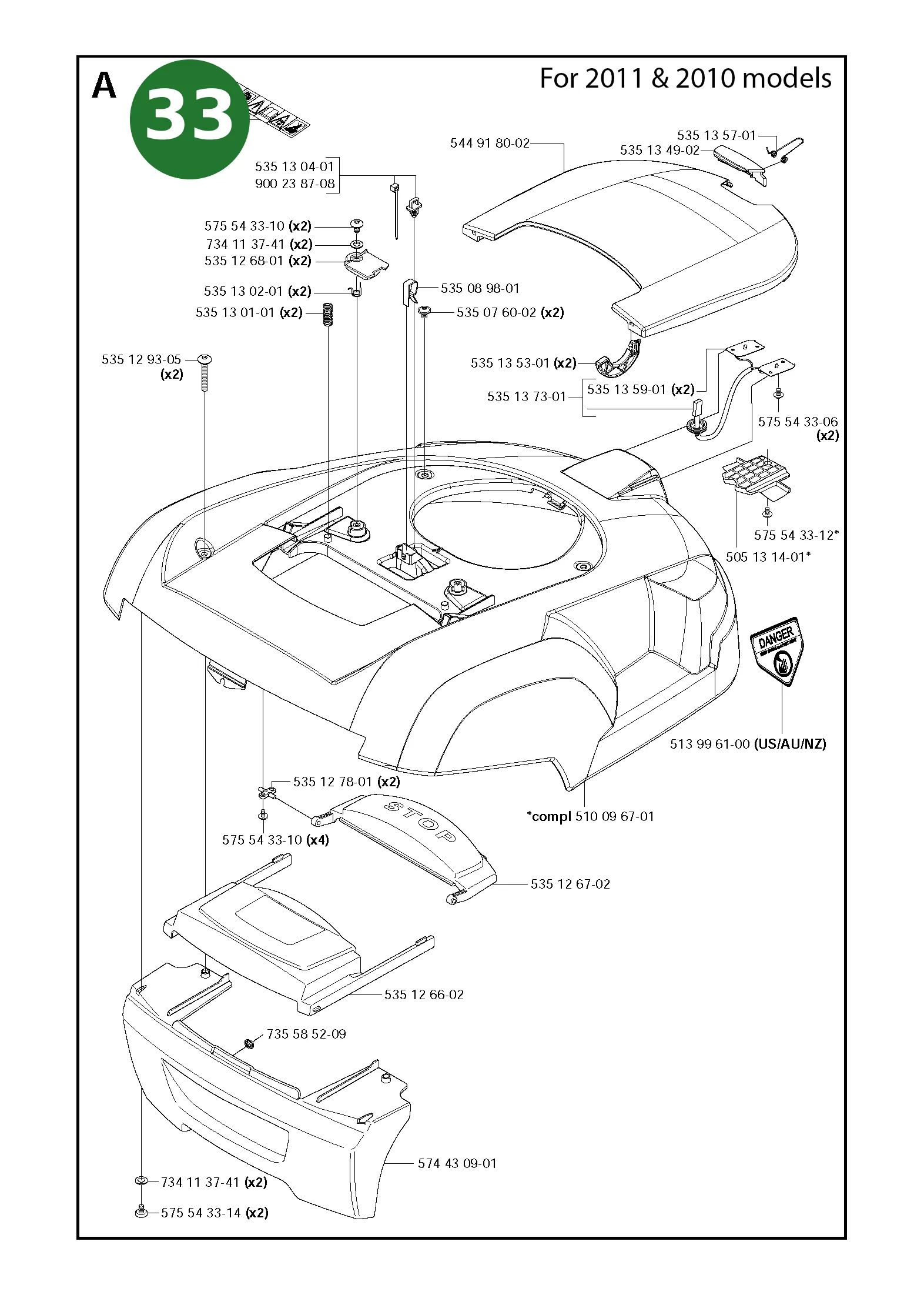 Position im Ersatzteilkatalog