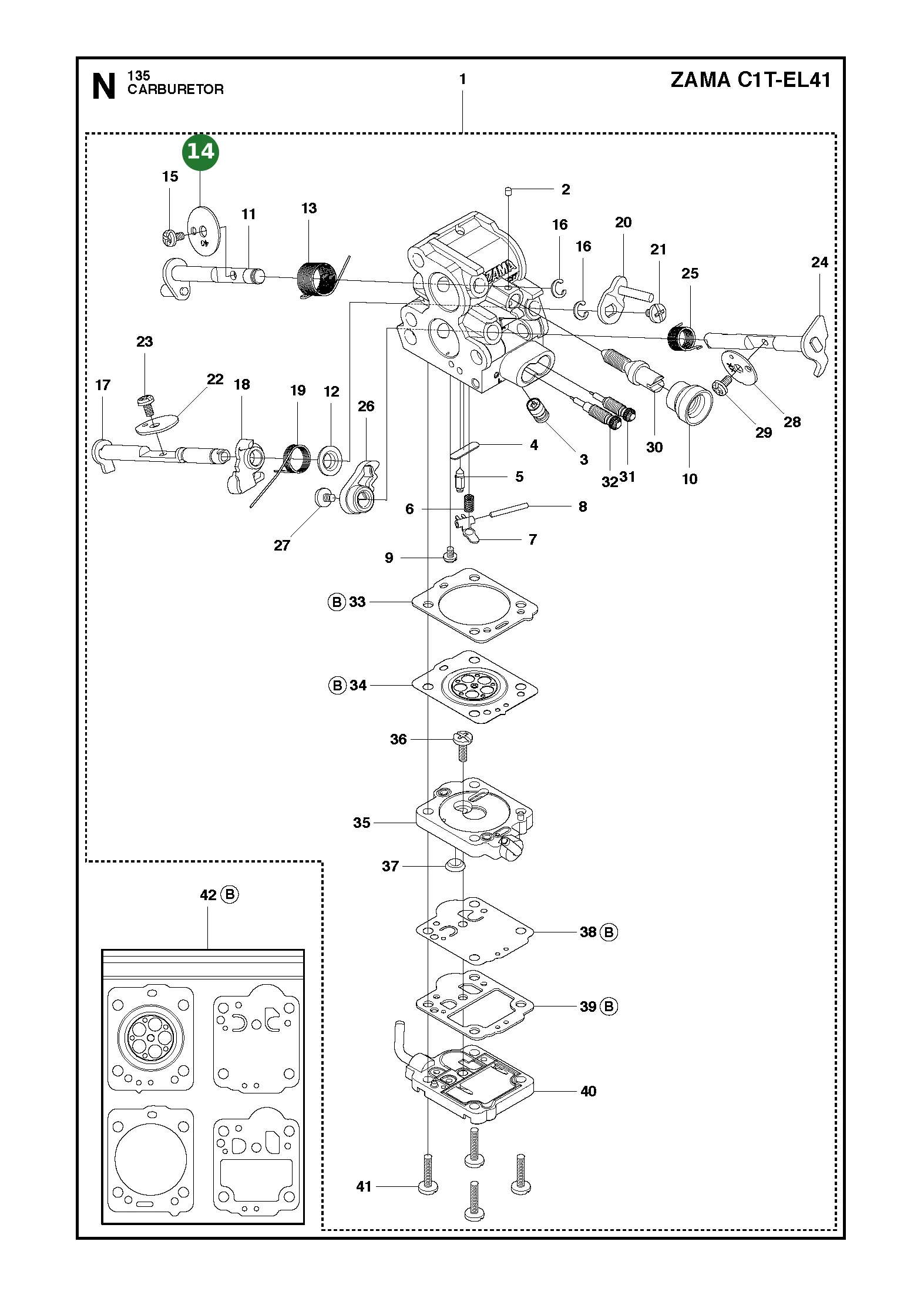 Position im Ersatzteilkatalog