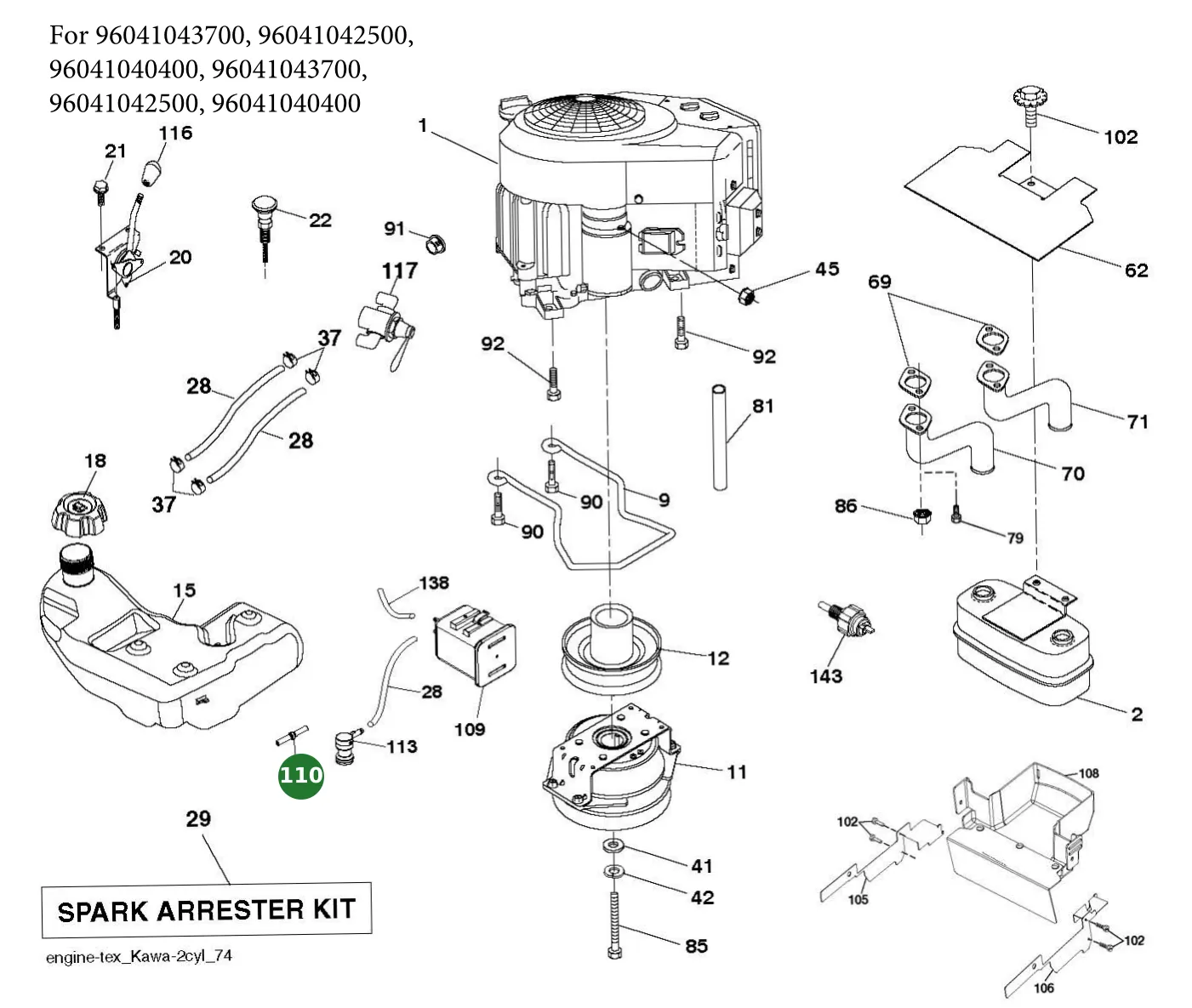 Position im Ersatzteilkatalog