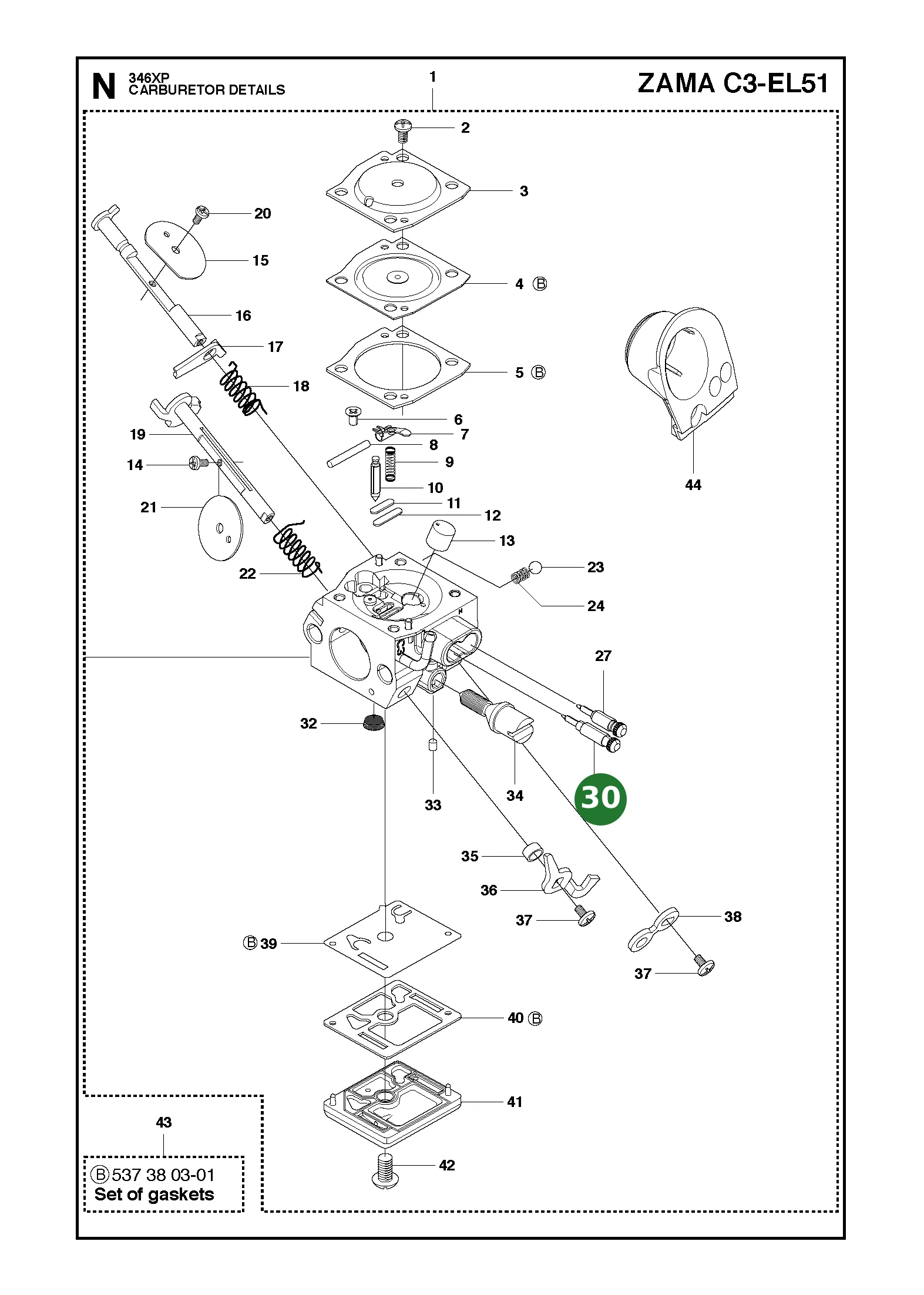 Position im Ersatzteilkatalog