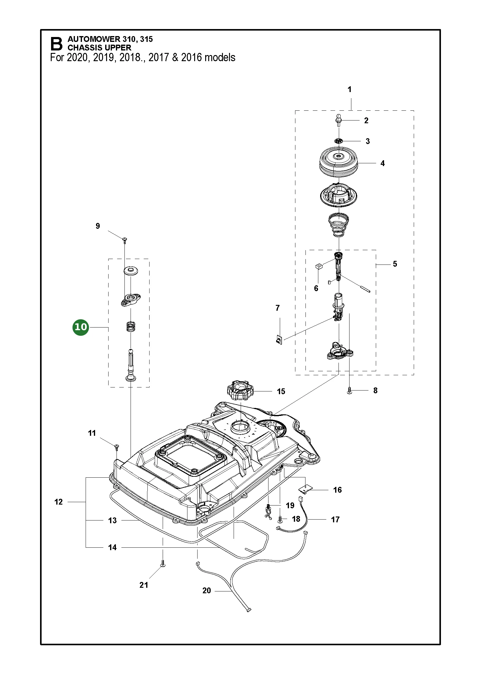 Position im Ersatzteilkatalog
