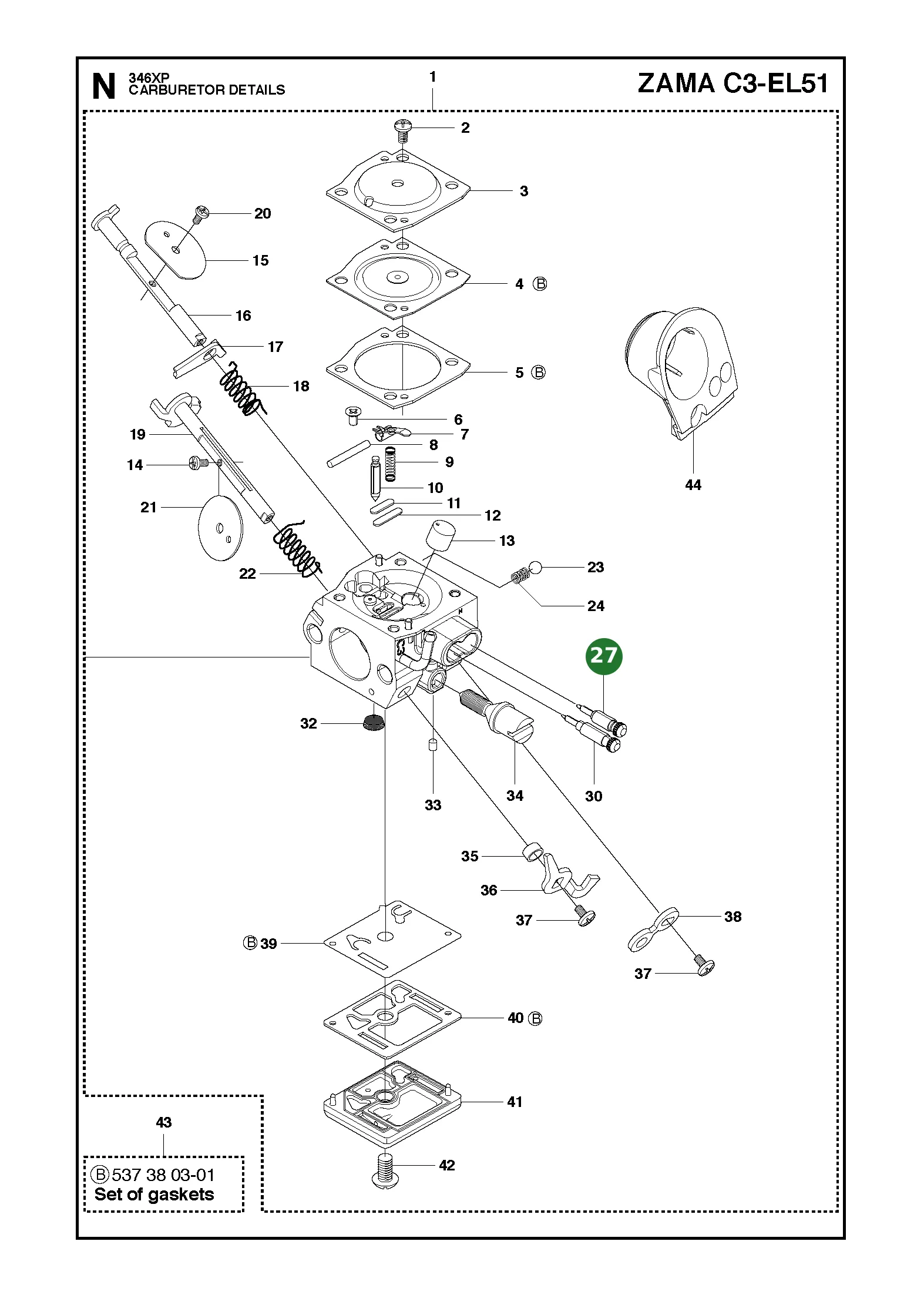 Position im Ersatzteilkatalog