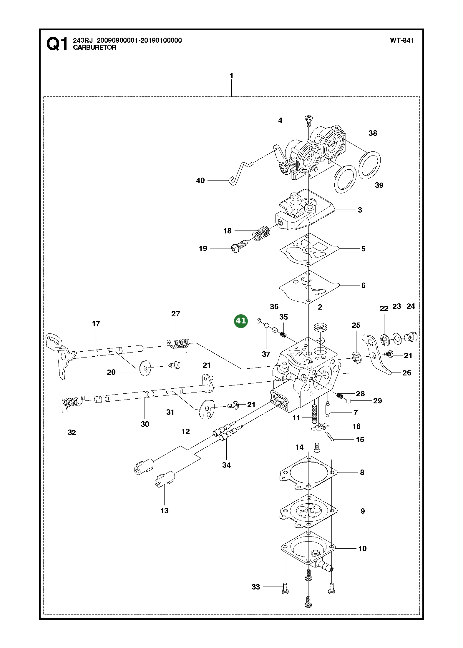 Position im Ersatzteilkatalog