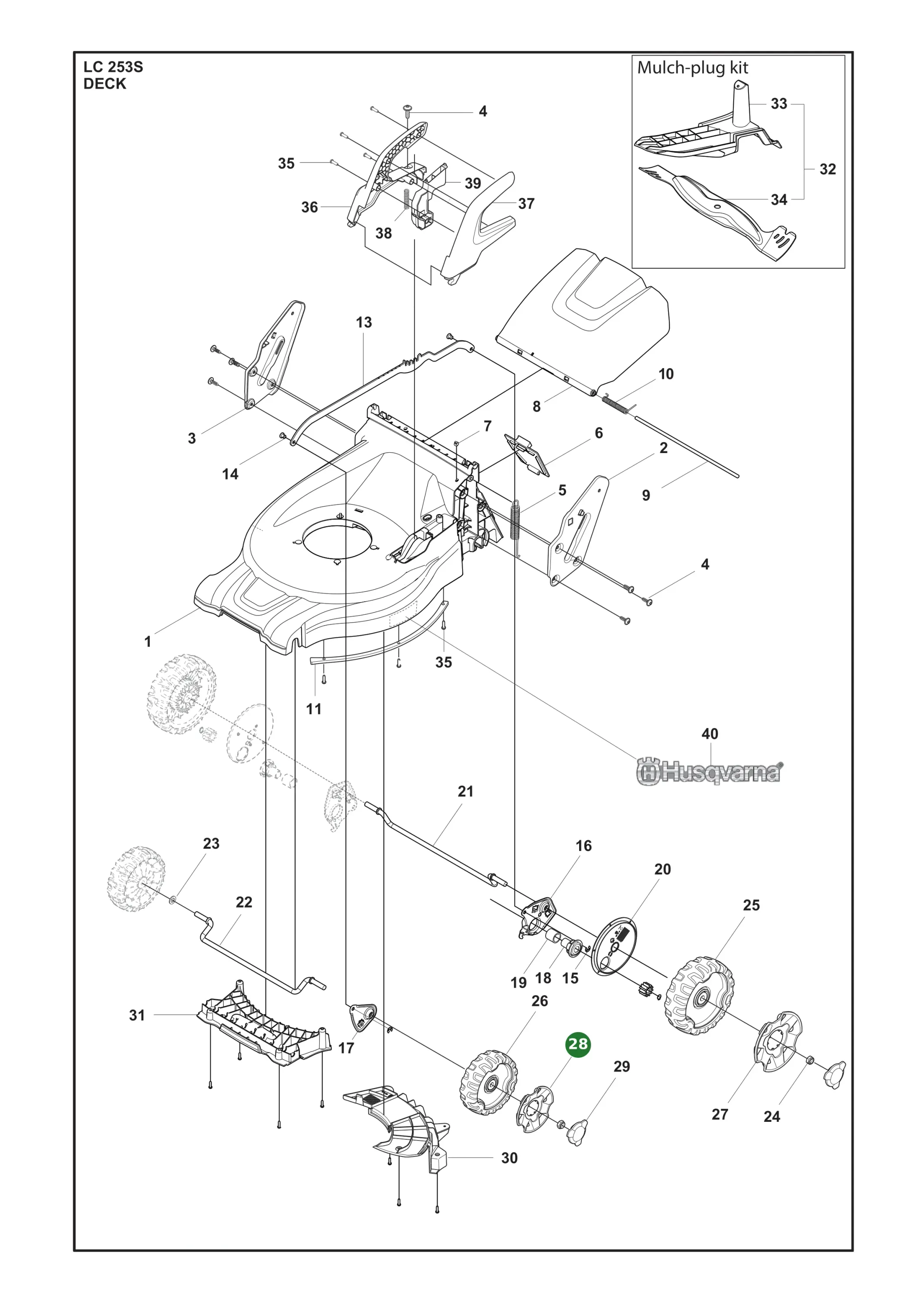 Position im Ersatzteilkatalog
