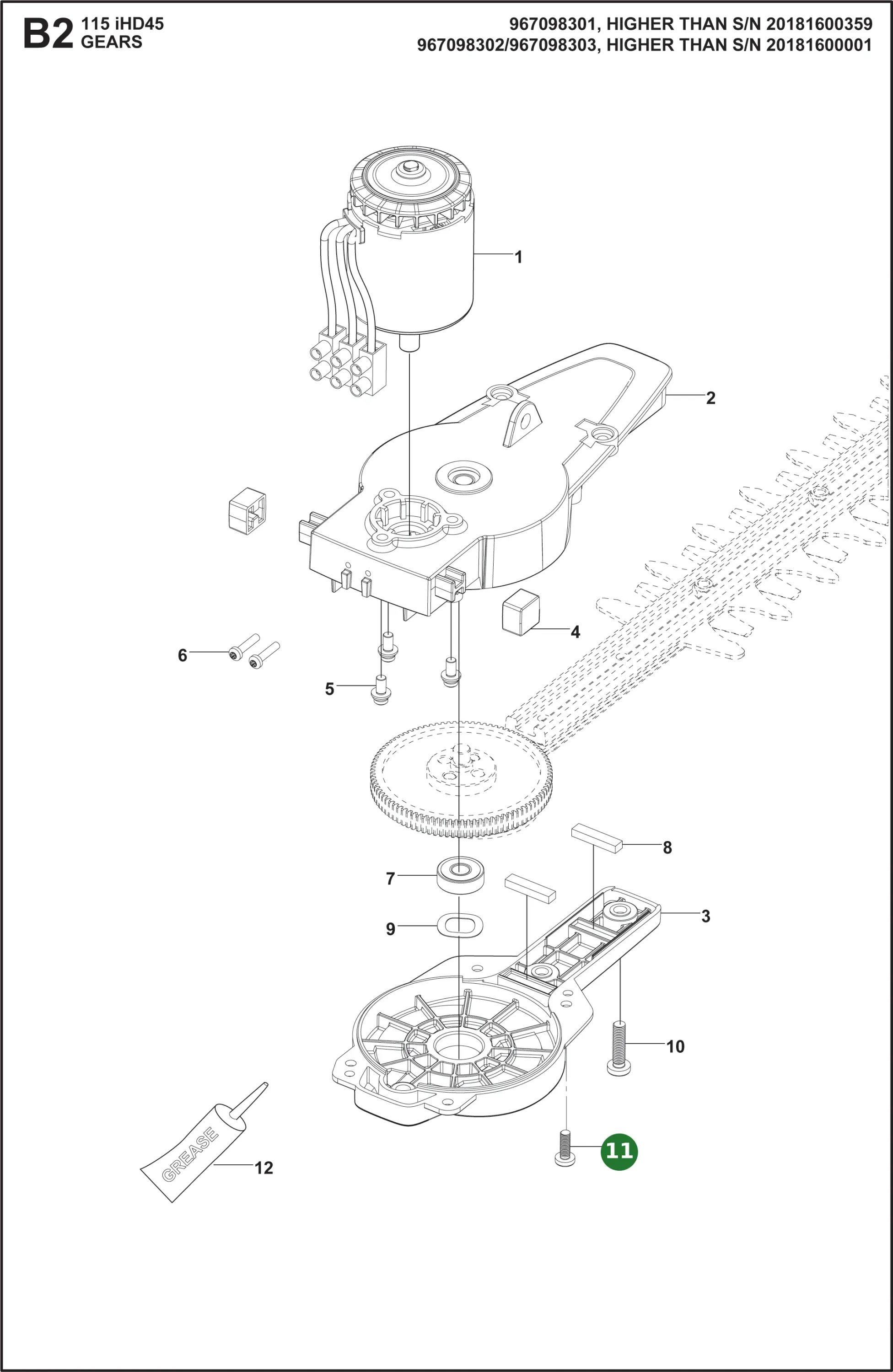 Position im Ersatzteilkatalog